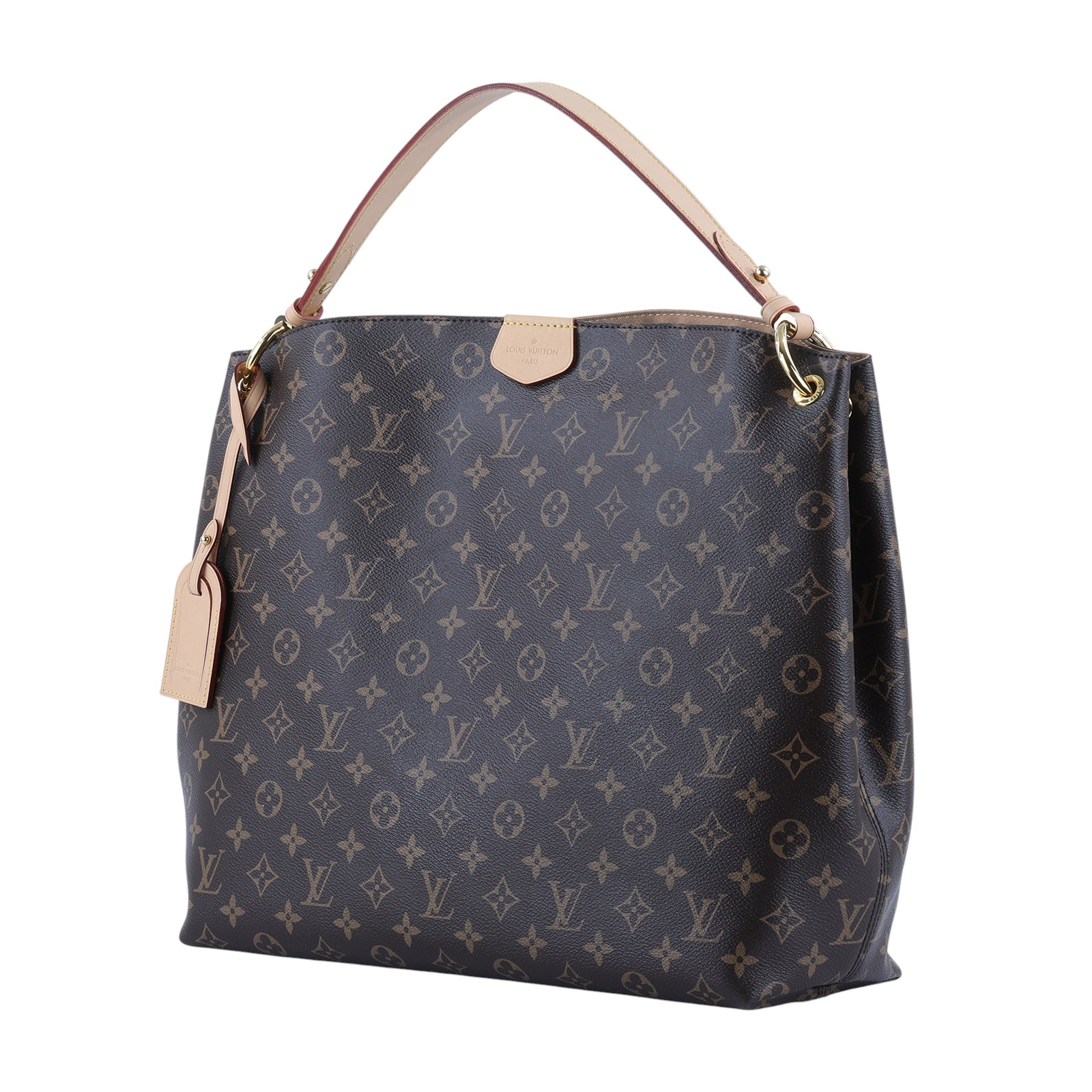 路易威登 LOUIS VUITTON Graceful PM 經典原花 大型 肩背包 M43700 晶片款 原花GRACEFUL MM 原廠盒子/防塵袋/吊牌