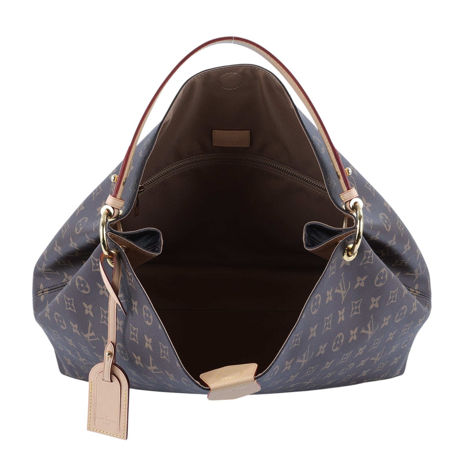 路易威登 LOUIS VUITTON Graceful PM 經典原花 大型 肩背包 M43700 晶片款 原花GRACEFUL MM 原廠盒子/防塵袋/吊牌