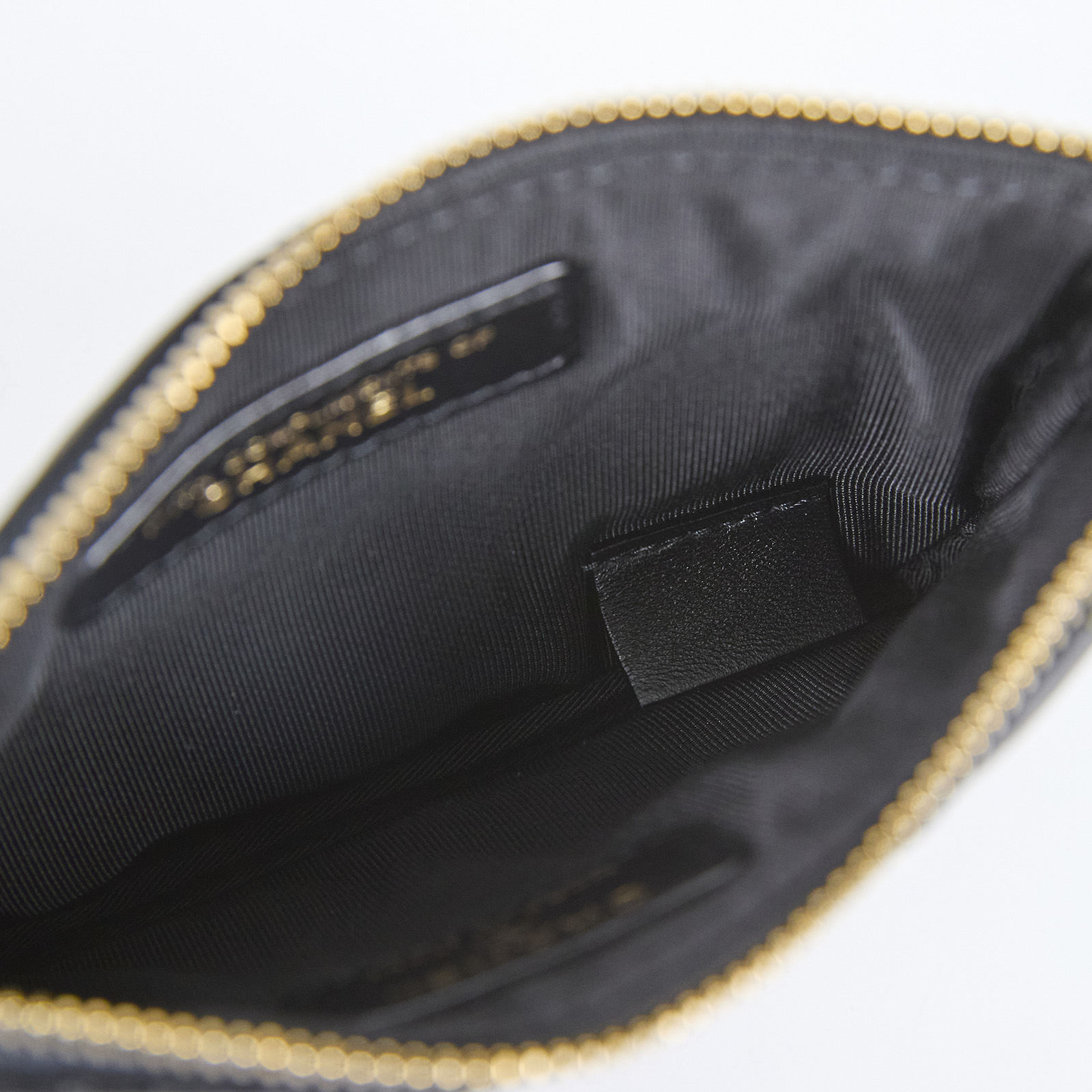 香奈兒 CHANEL 手拿包 隨身包 零錢包 小皮件  31開黑金羊拉鍊零錢包 原廠盒子/保證卡