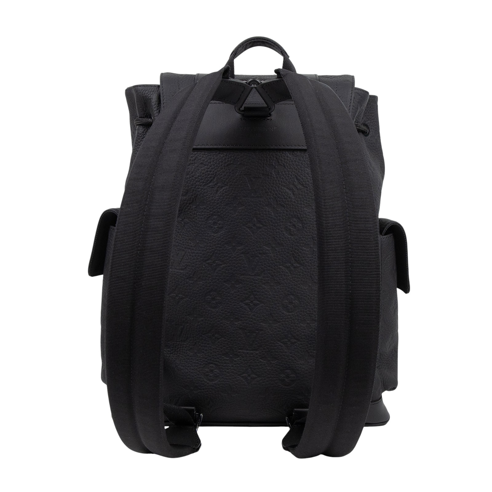 路易威登 LOUIS VUITTON Christopher PM 後背包 M20899 晶片款 黑原花壓紋Christopher後背包PM 原廠盒子/防塵袋