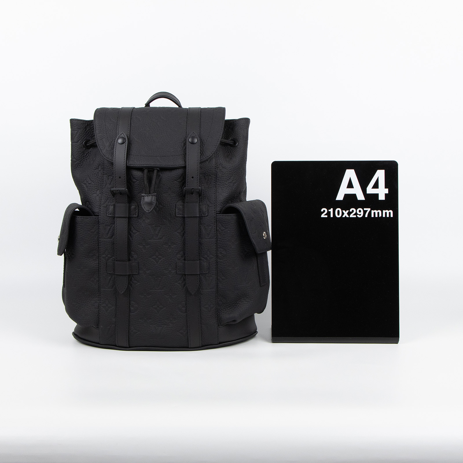 路易威登 LOUIS VUITTON Christopher PM 後背包 M20899 晶片款 黑原花壓紋Christopher後背包PM 原廠盒子/防塵袋