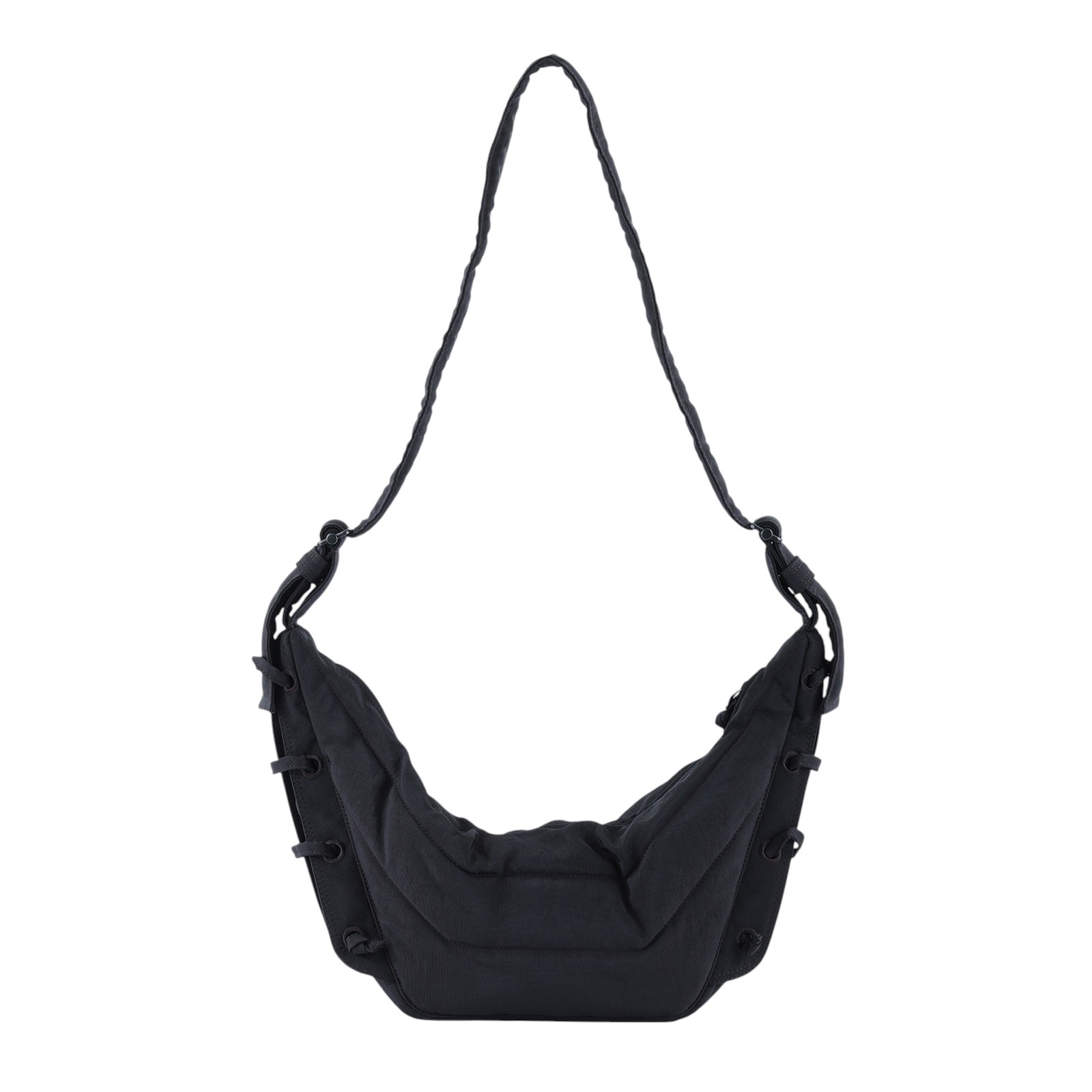 勒梅爾 LEMAIRE Soft Game 小型 牛角包 BG293 LF1330 黑帆布SOFT GAME肩背包小號 防塵袋