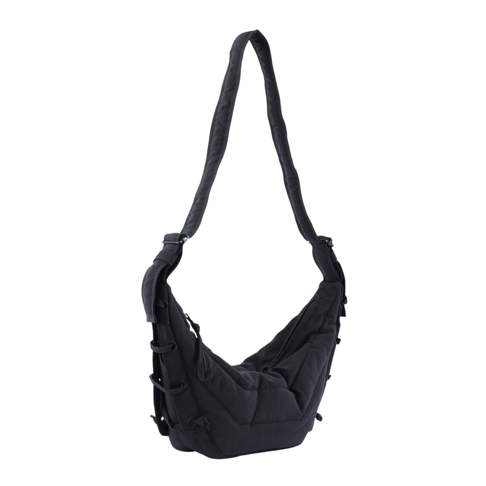 勒梅爾 LEMAIRE Soft Game 小型 牛角包 BG293 LF1330 黑帆布SOFT GAME肩背包小號 防塵袋