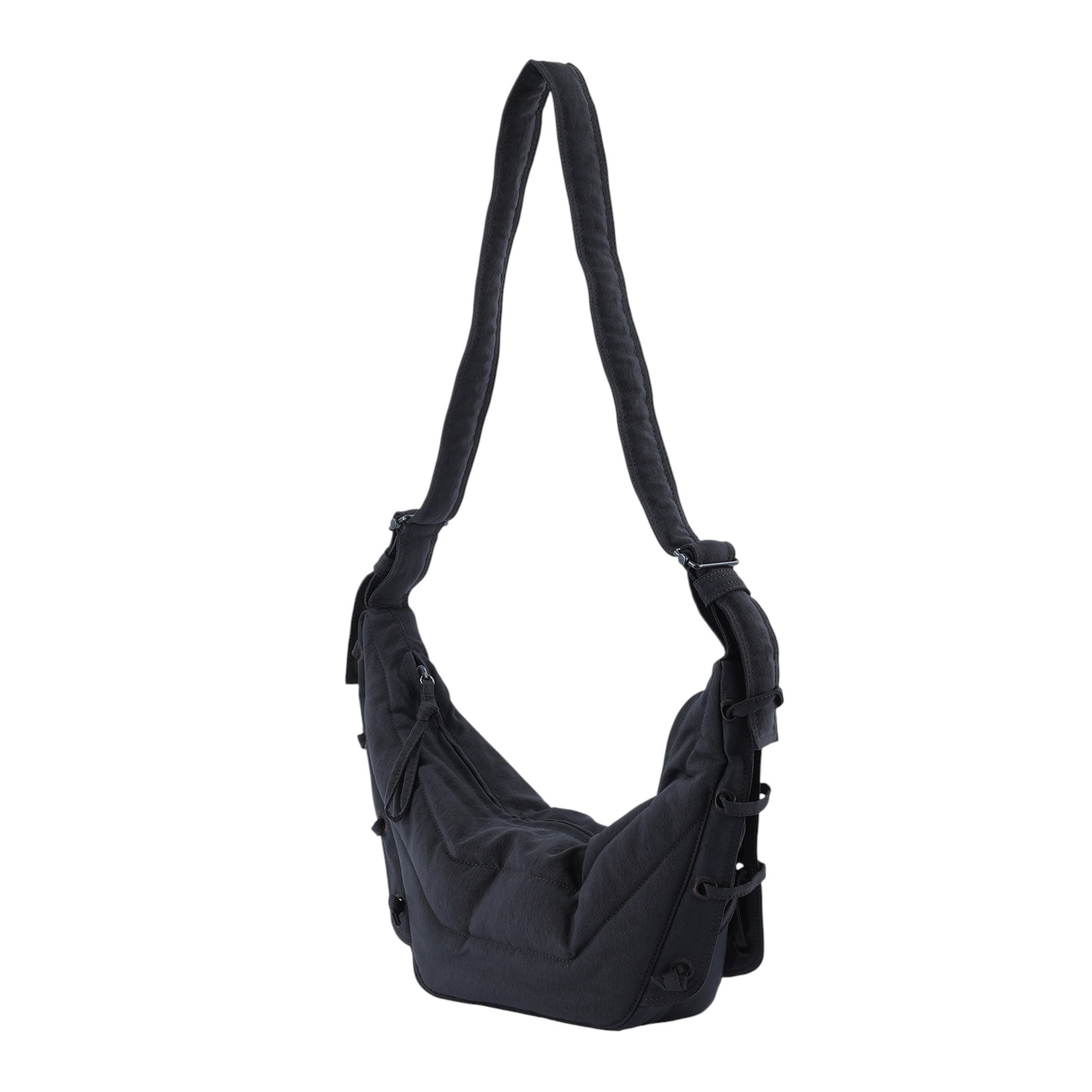 勒梅爾 LEMAIRE Soft Game 小型 牛角包 BG293 LF1330 黑帆布SOFT GAME肩背包小號 防塵袋