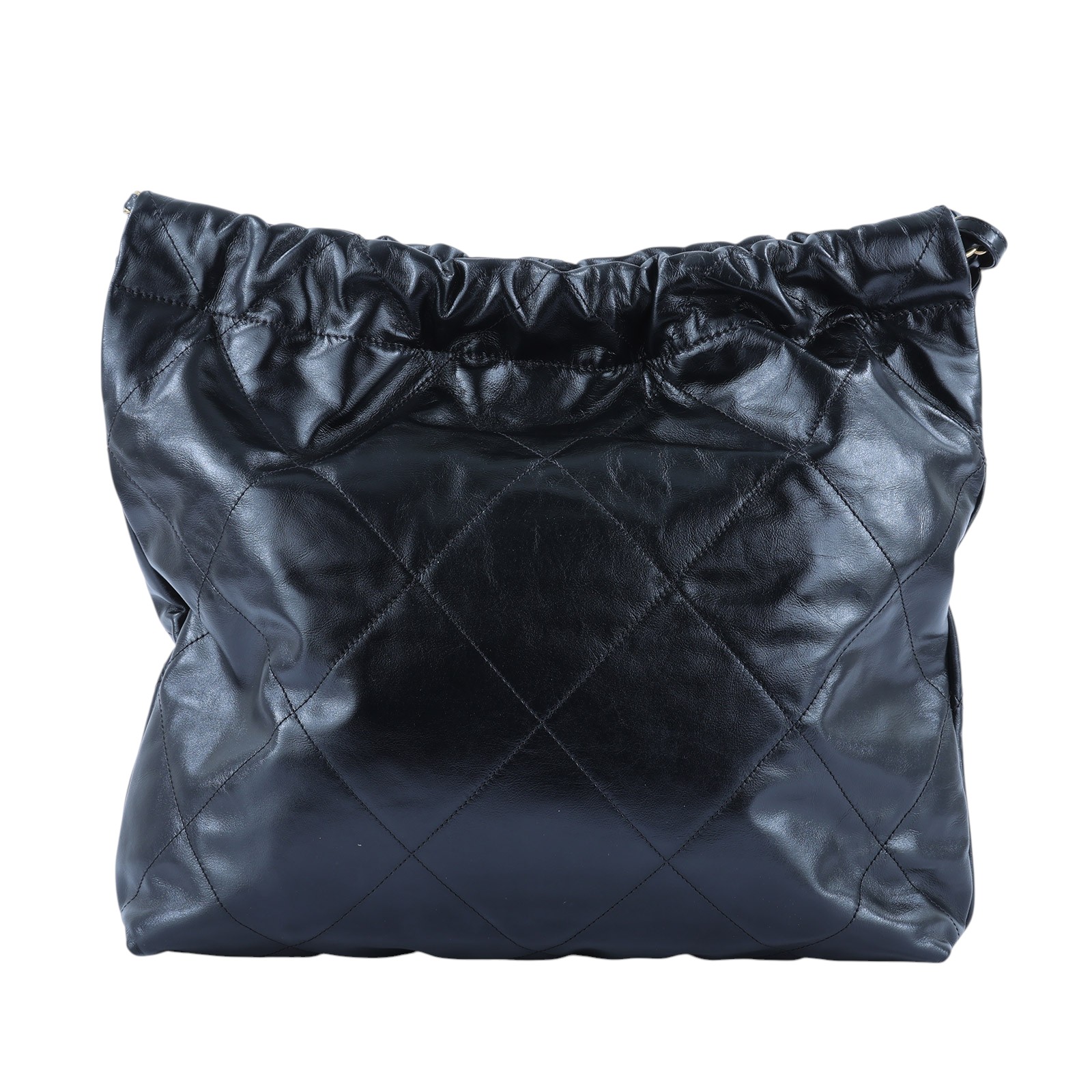 香奈兒 CHANEL 22 中型 束口包 AS3261 B08037 晶片款 黑金22BAG 中號 原廠盒子/防塵袋/購買證明/發票