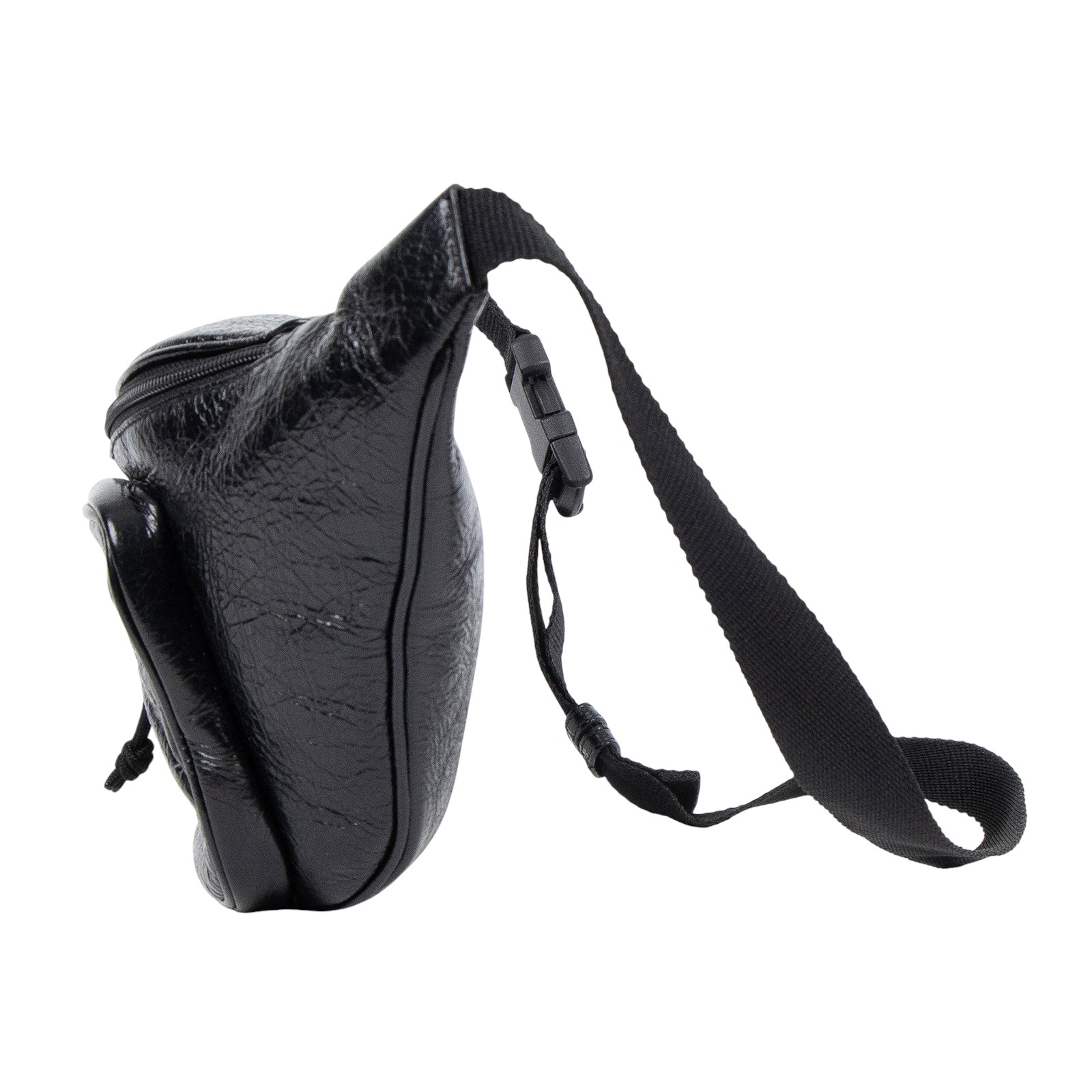 巴黎世家 BALENCIAGA Explorer Arena 腰包 5295501VG87 黑油蠟皮腰包 防塵袋/購買證明