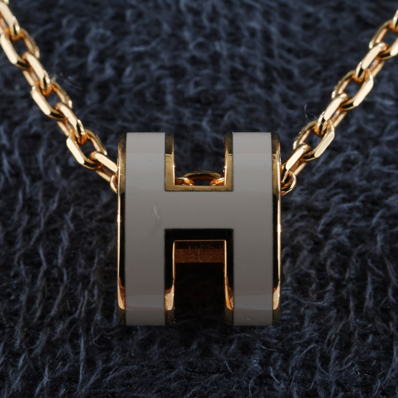 愛馬仕 Hermes Mini Pop H 墜飾 淺褐色 H147992FO55  栗子灰MINI POP H 原廠盒子/防塵袋