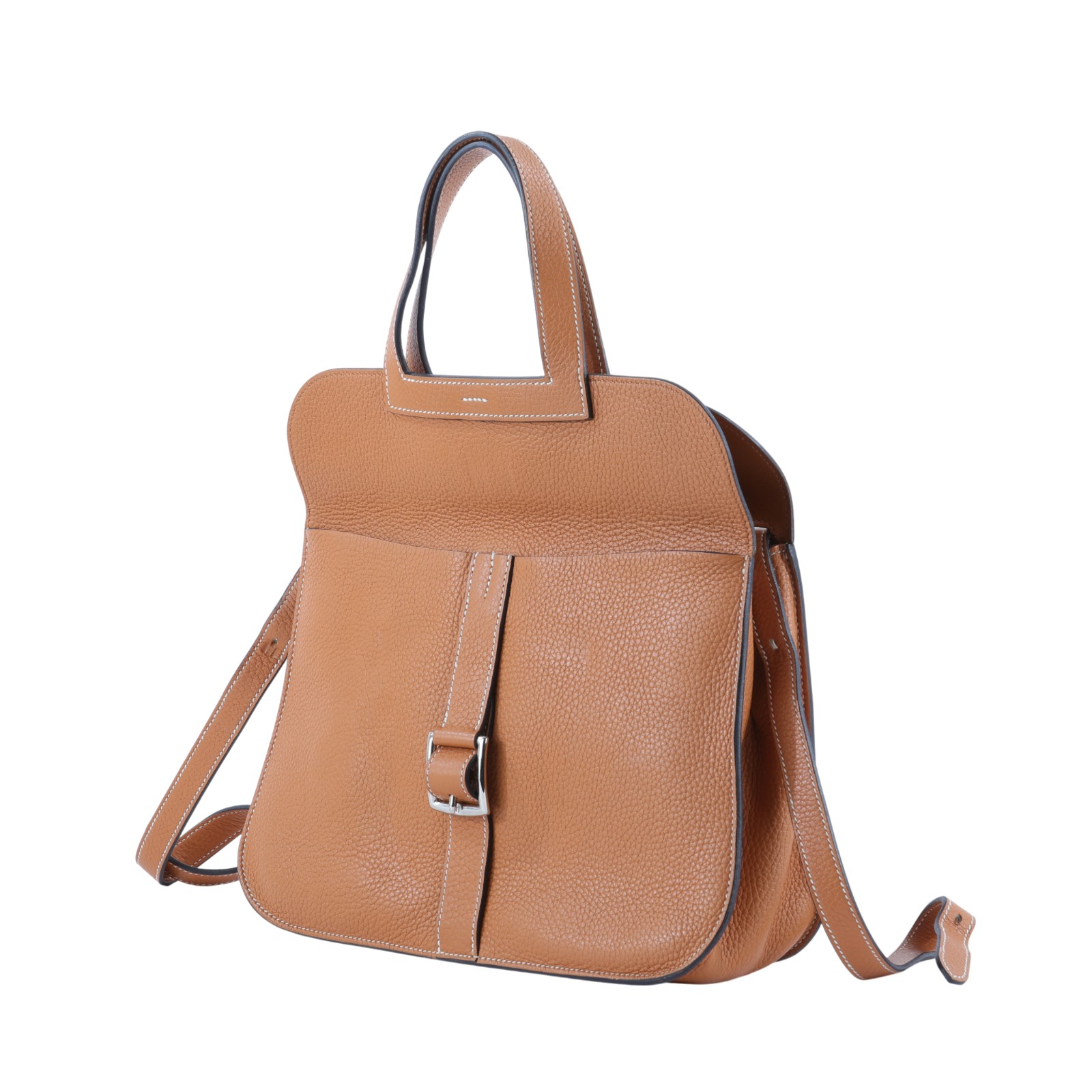 愛馬仕 Hermes Halzan 31 手拿 手提 肩背 斜背包 HZ31 A MM 010 AX A刻金棕銀釦HALZAN31 背帶