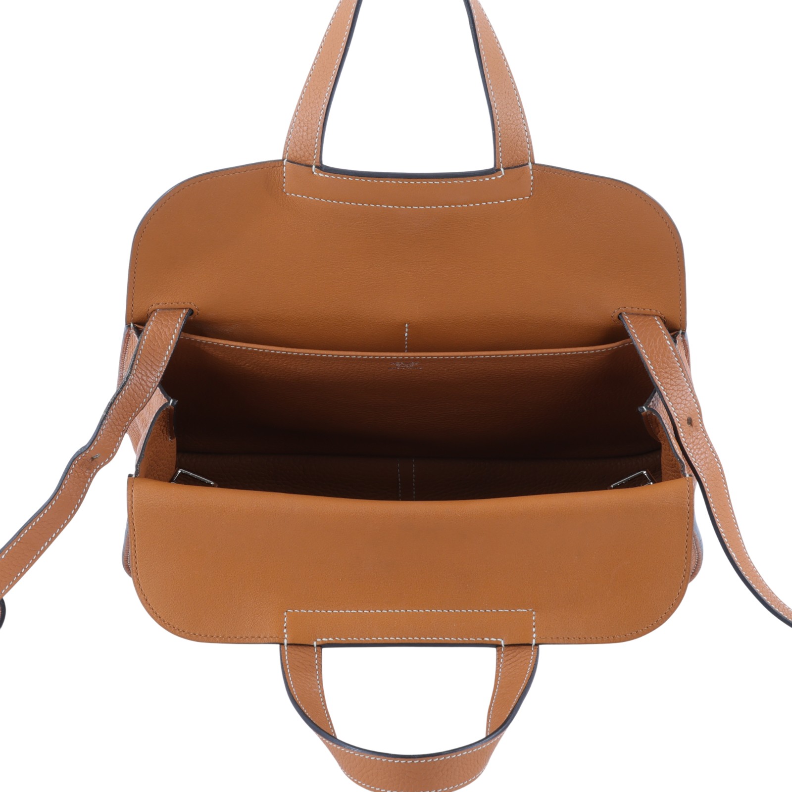 愛馬仕 Hermes Halzan 31 手拿 手提 肩背 斜背包 HZ31 A MM 010 AX A刻金棕銀釦HALZAN31 背帶