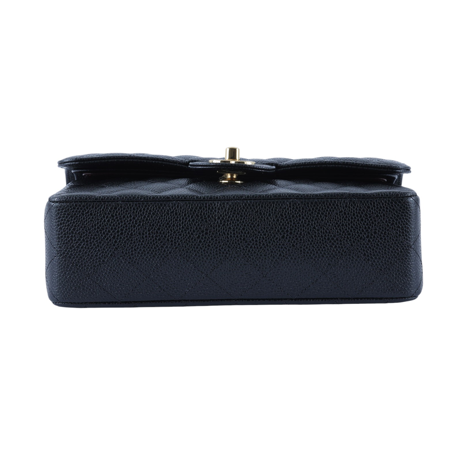 香奈兒 CHANEL CF 經典 小型 口蓋包 A01113 晶片款 黑金荔枝牛COCO23 防塵袋\