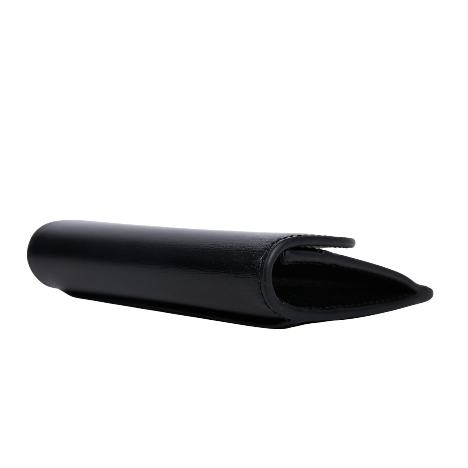 思琳 CELINE Triomphe 翻蓋卡包 10I583DPV 黑銀凱旋卡包 原廠盒子/防塵袋