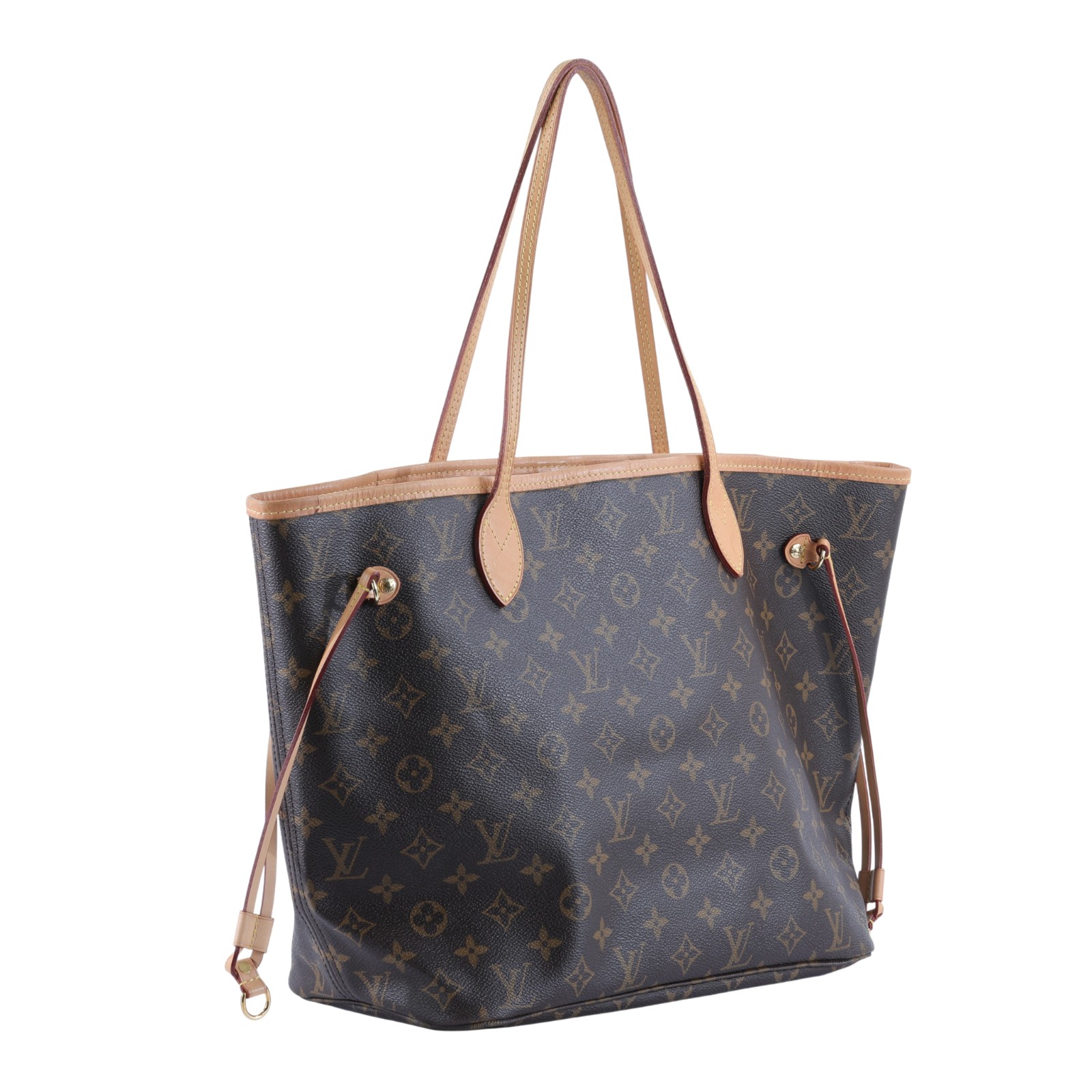 路易威登 LOUIS VUITTON Neverfull MM 櫻桃紅 肩背購物包 M41177 原花NEVERFULL中號 原廠盒子/防塵袋/內袋