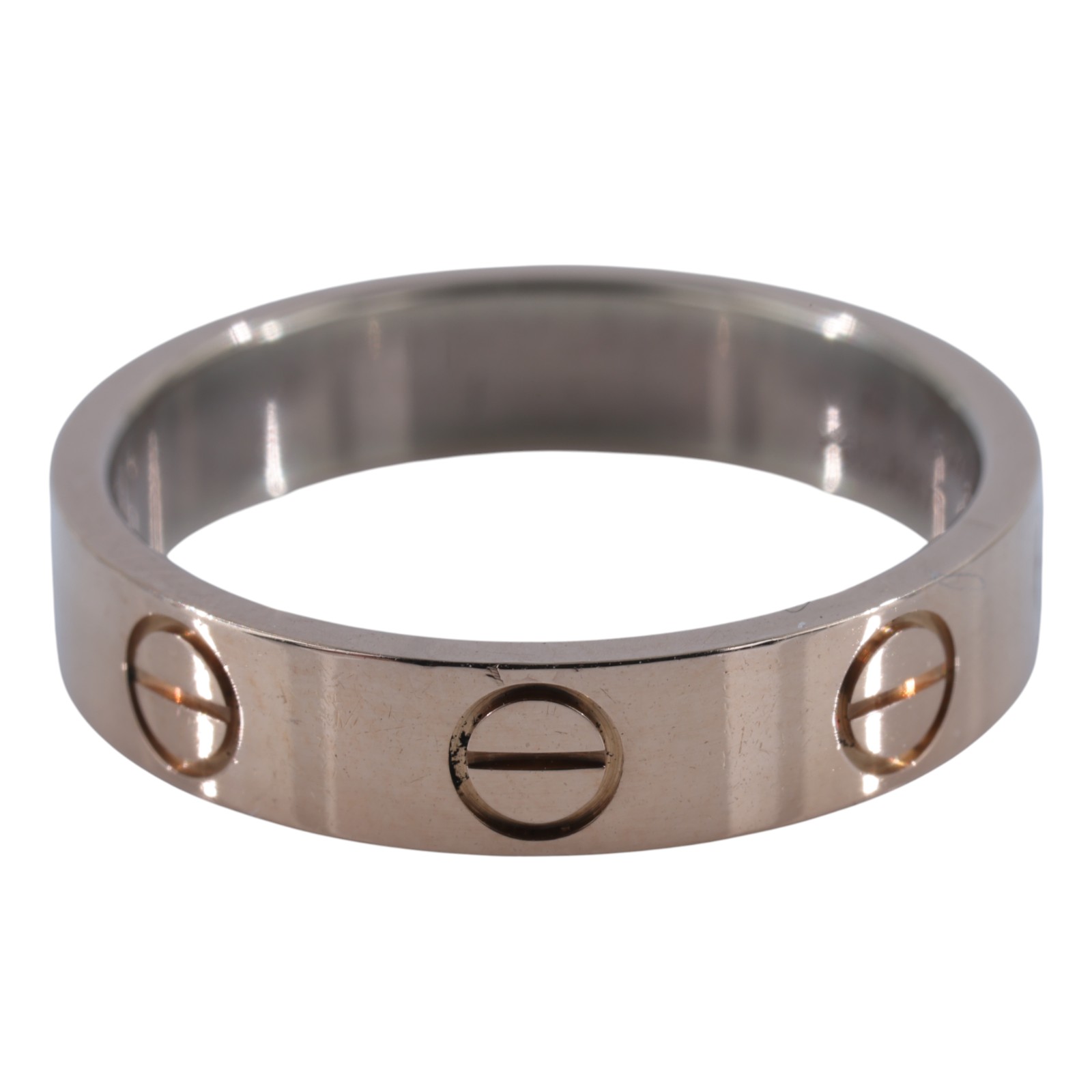 卡地亞 CARTIER Love 戒指 小型款 B4085247 18KRG LOVE戒指#47 原廠盒子2/保證卡