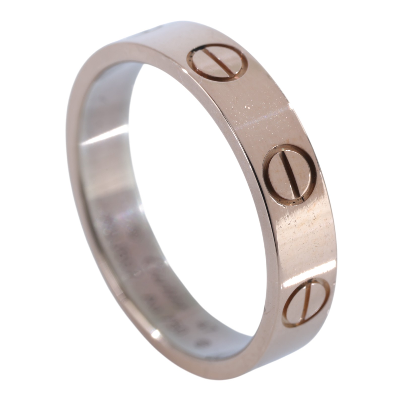 卡地亞 CARTIER Love 戒指 小型款 B4085247 18KRG LOVE戒指#47 原廠盒子2/保證卡