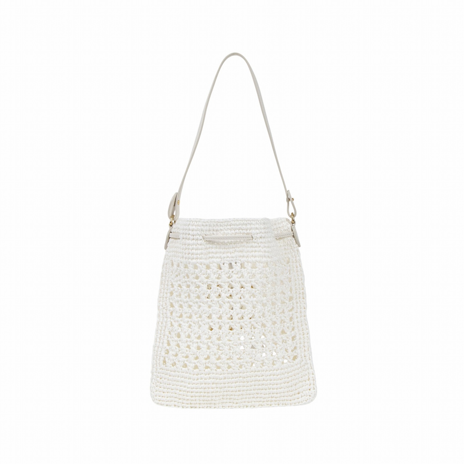 繆繆 MIU MIU 編織迷你包 5ND016_2DO1 白編織手提包 防塵袋/發票