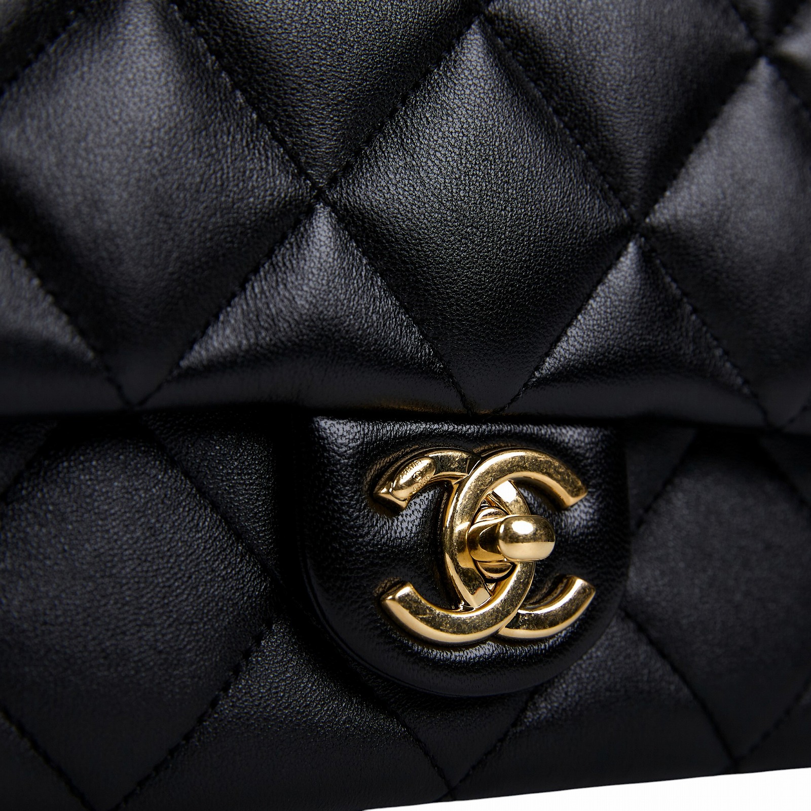 香奈兒 CHANEL 丹寧 粗鍊條 肩背 口蓋包 AS3216 黑金羊粗鍊肩背包 原廠盒子/防塵袋