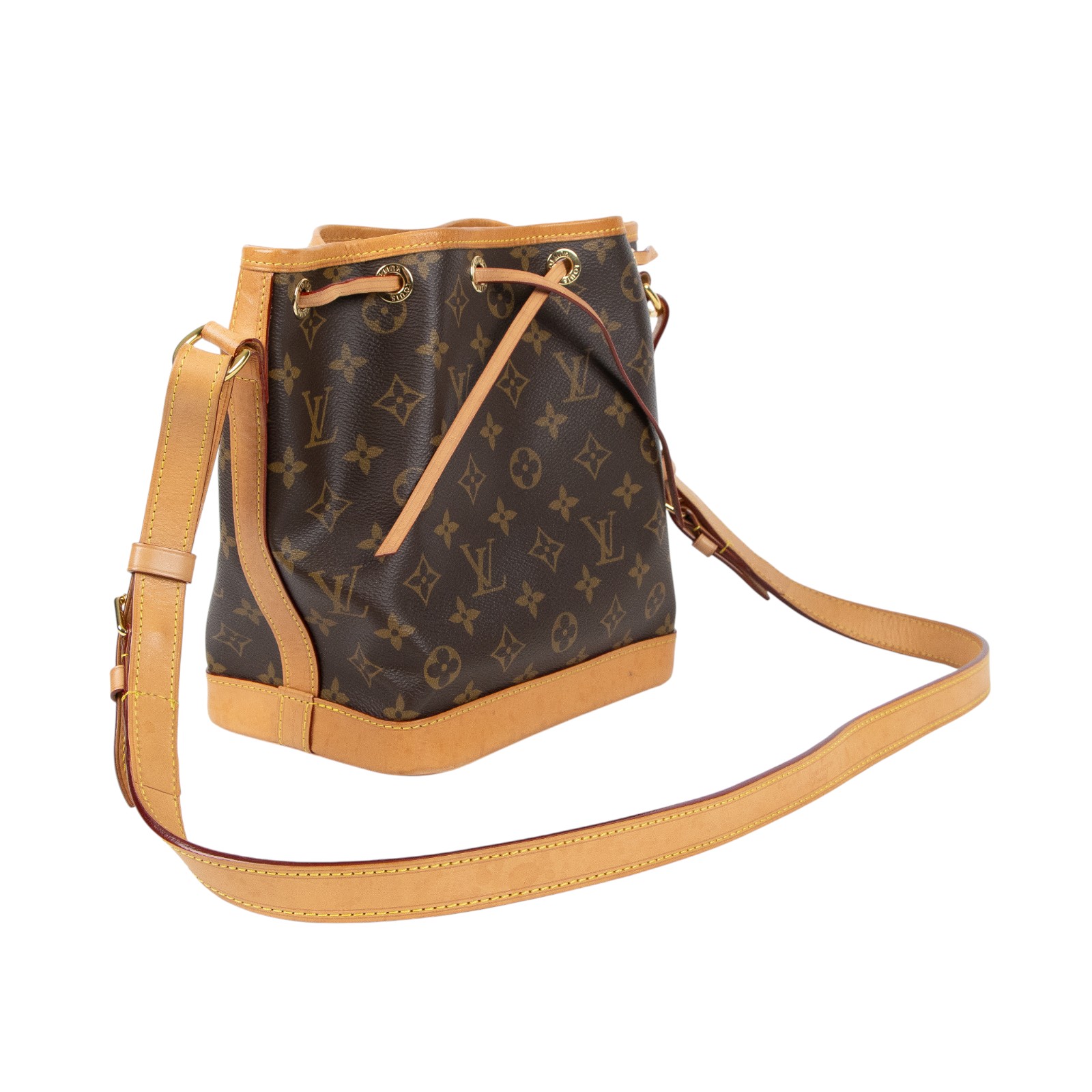 路易威登 LOUIS VUITTON Noé BB 原花 束口水桶包 M40817 晶片款 原花NOE BB 無附屬品