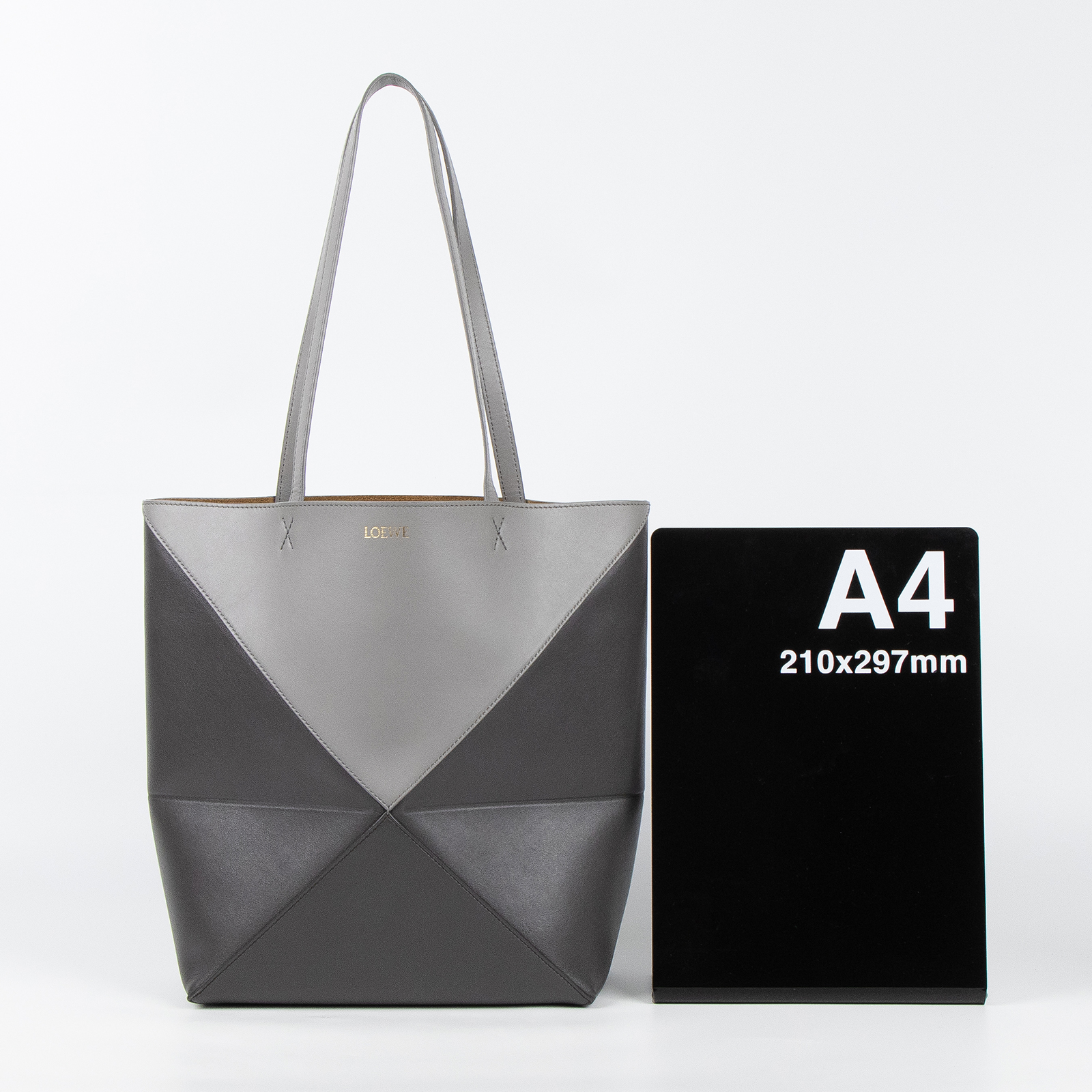 羅意威 LOEWE Puzzle Fold Tote 折疊托特包  灰PUZZLE TOTE 無附屬品
