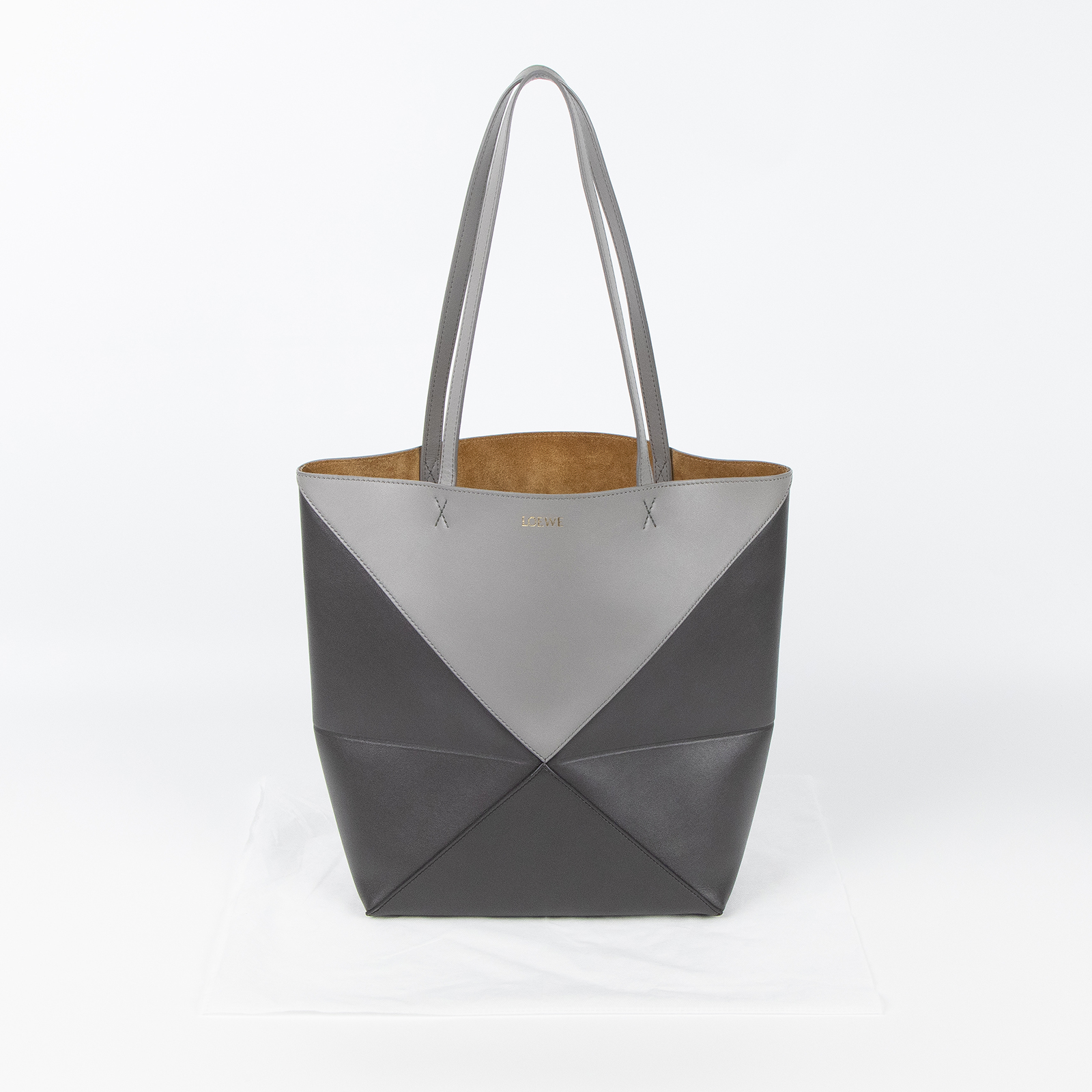 羅意威 LOEWE Puzzle Fold Tote 折疊托特包  灰PUZZLE TOTE 無附屬品