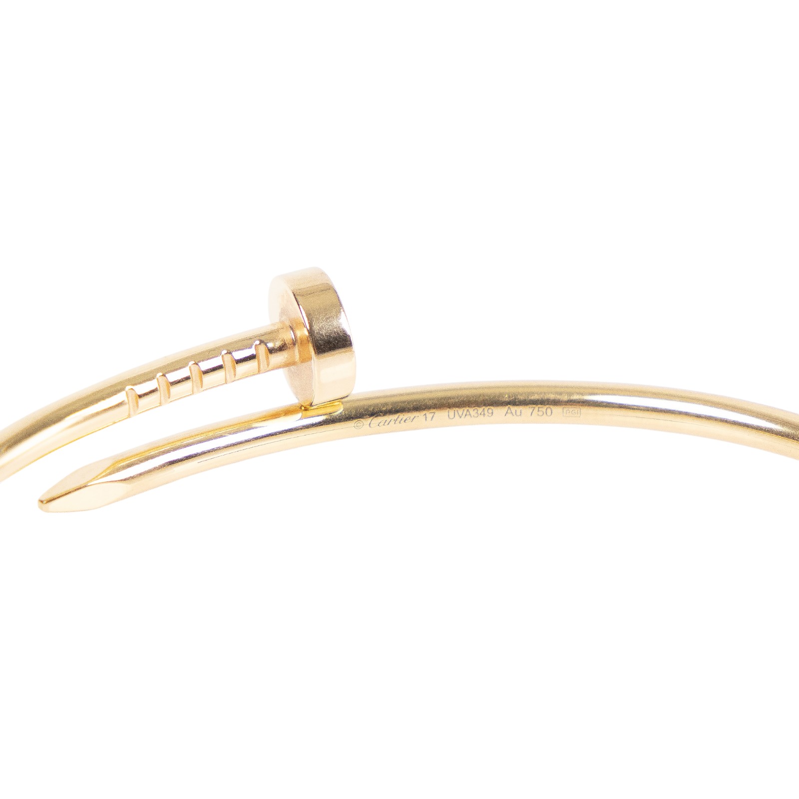 卡地亞 CARTIER Juste un Clou 手環 小型 B6062517 RG JUSTE UN CLOU釘子手環 #17 原廠盒子2/保證卡/購買證明