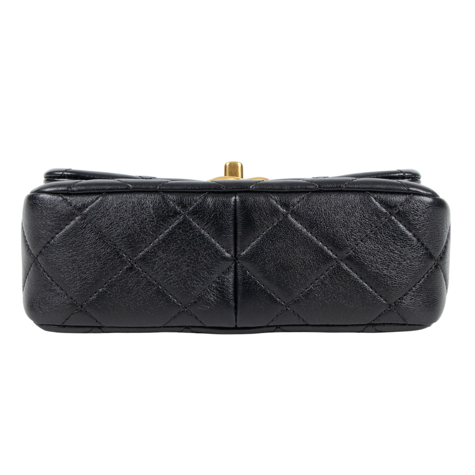 香奈兒 CHANEL 手提 方胖 口蓋包 AS4883 B16635 晶片款 黑金粗練方胖 原廠盒子/防塵袋/購買證明/發票