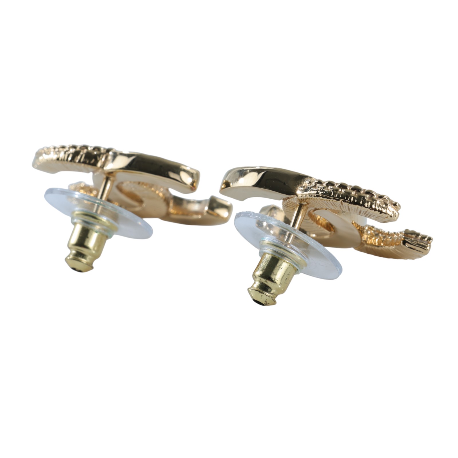 香奈兒 CHANEL 耳釘 ABC944 B16086ABC944/B24 P 黑金琺瑯雙C耳環 原廠盒子/防塵袋/購買證明/發票