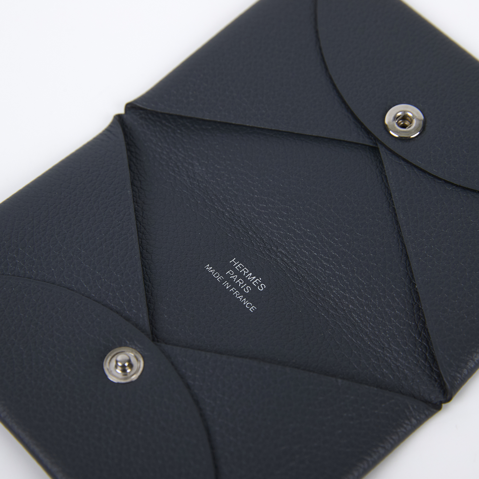 愛馬仕 Hermes Calvi 卡包 銀色五金 H064954CK /B PN 012 SX B刻 深灰CALVI 原廠盒子