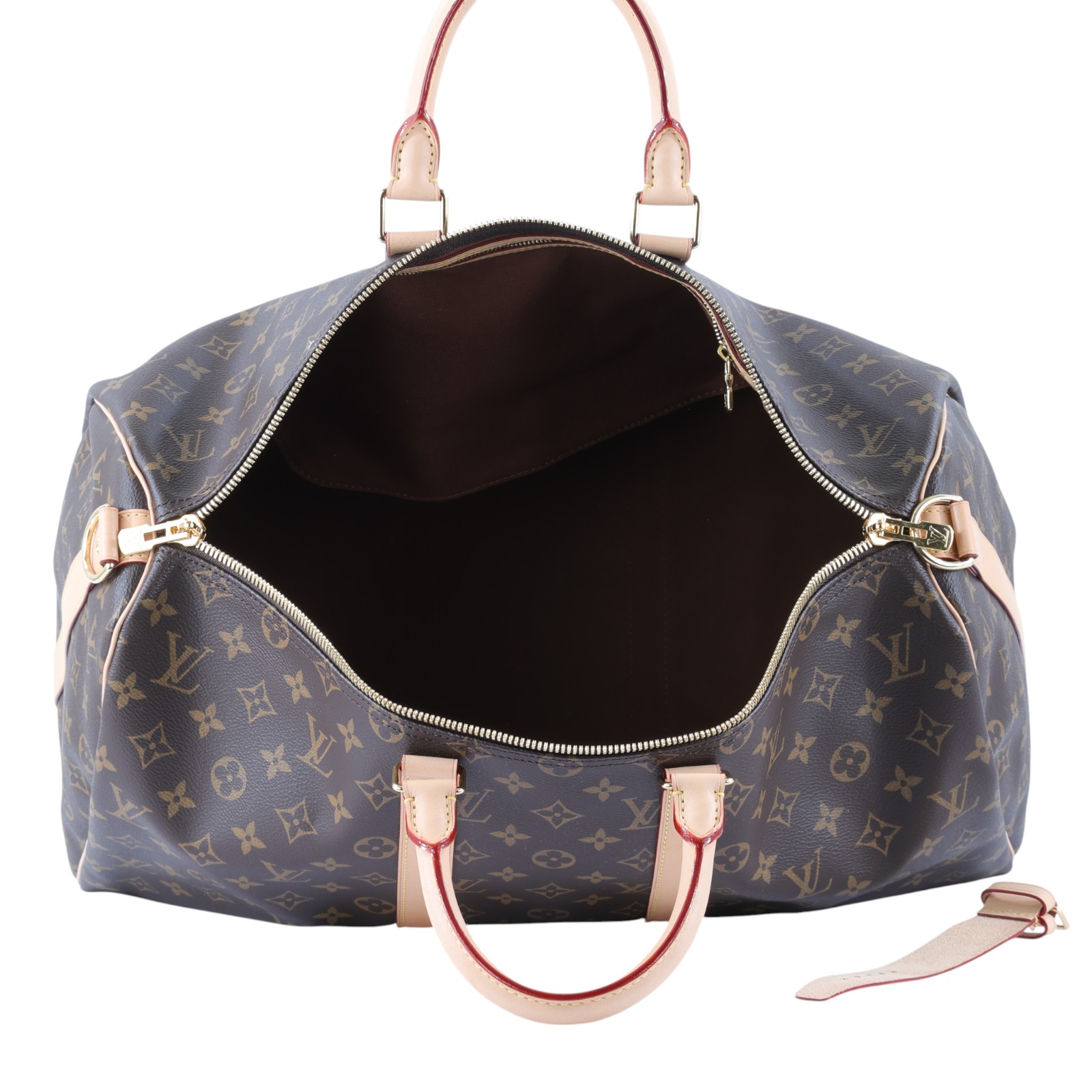 路易威登 LOUIS VUITTON Keepall Bandoulière 45 Monogram經典帆布 波士頓包  旅行袋 M41418 晶片款  背帶/吊牌/鎖組/防塵袋