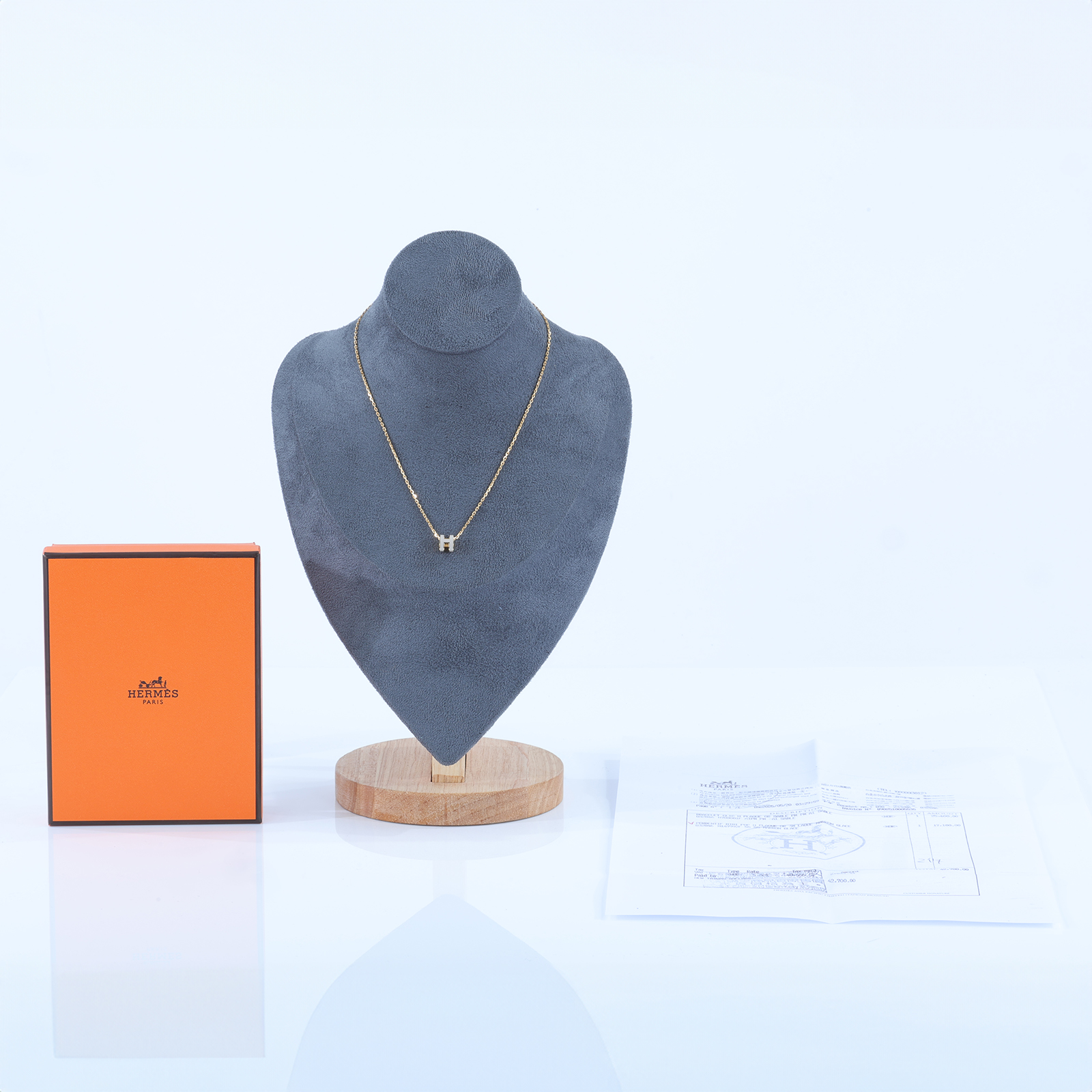 愛馬仕 Hermes Mini Pop H 墜飾 栗子色 H147992Fv55 /DUST BAG/購證影本  原廠盒子/購買證明影本