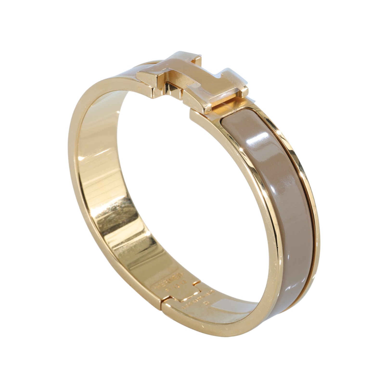 愛馬仕 Hermes Clic H PM 手環 沙子色 H700001FvA1PM /F1 12 13 金色CLIC H PM 原廠盒子/防塵袋/購買證明