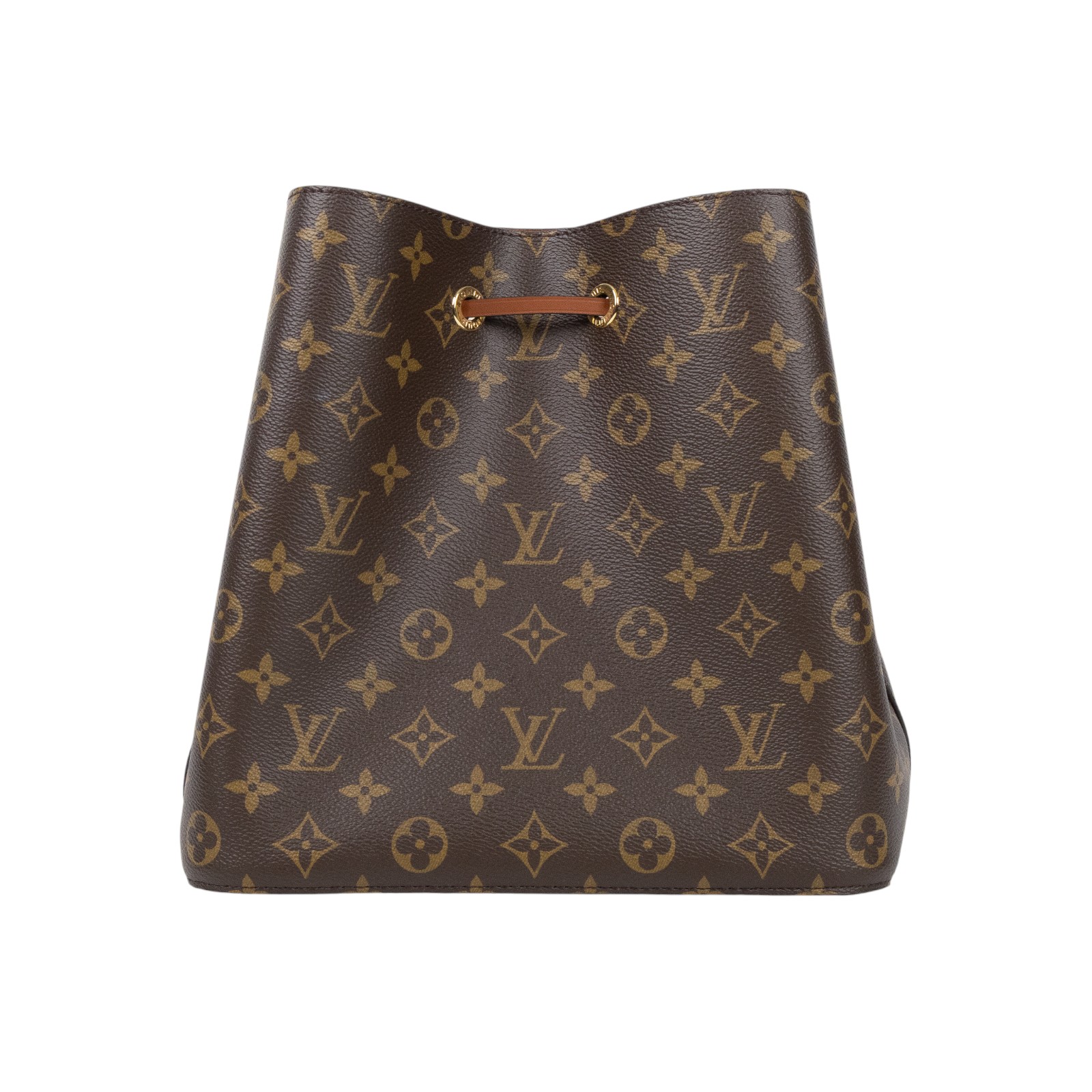 路易威登 LOUIS VUITTON NéoNoé MM 經典帆布 肩背 水桶包 棕色 M44887 晶片款  原廠盒子/防塵袋/背帶/購買證明