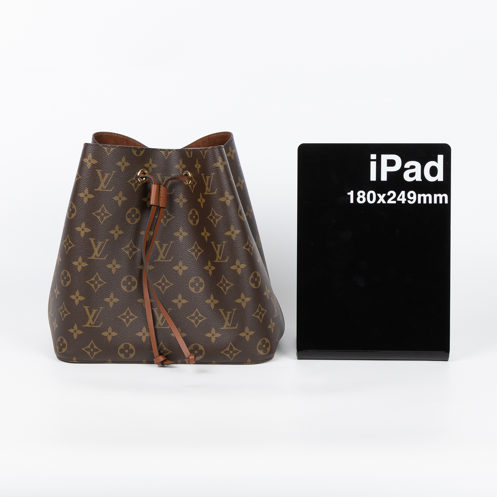 路易威登 LOUIS VUITTON NéoNoé MM 經典帆布 肩背 水桶包 棕色 M44887 晶片款  原廠盒子/防塵袋/背帶/購買證明