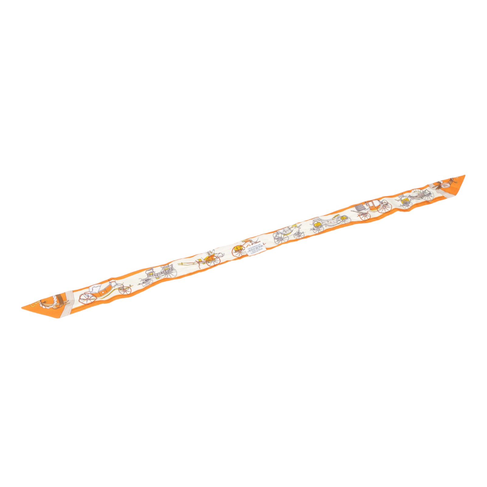 愛馬仕 Hermes Les Voitures Nouvelles Twilly 絲巾 H064108Sv07 H064108S  原廠盒子/購買證明影本