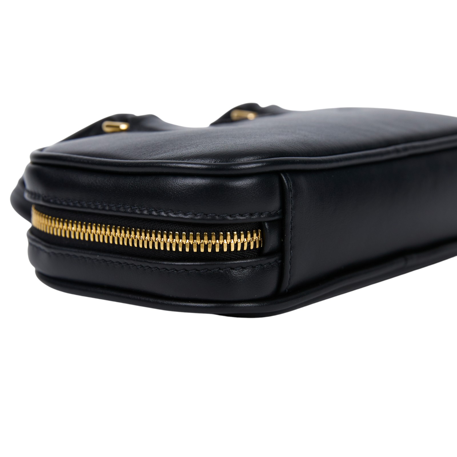 繆繆 MIU MIU Arcadie 皮革 手袋 迷你 5BP088_ACR3 黑金Arcadie手提肩背包MINI 防塵袋/背帶