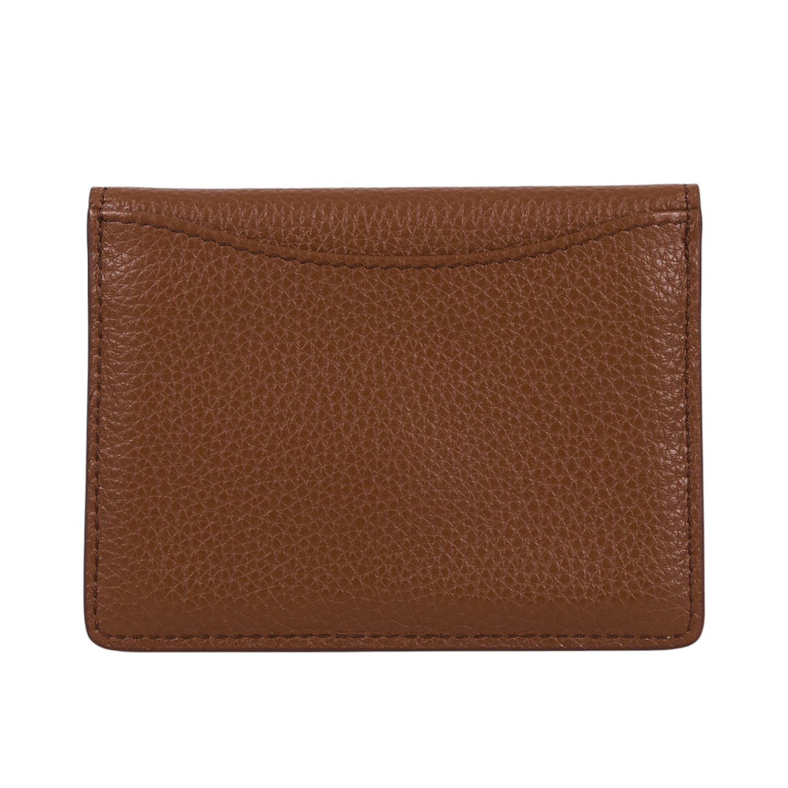 繆繆 MIU MIU 金屬標誌 卡片夾 5MF031_ADT7 咖啡色卡夾 原廠盒子