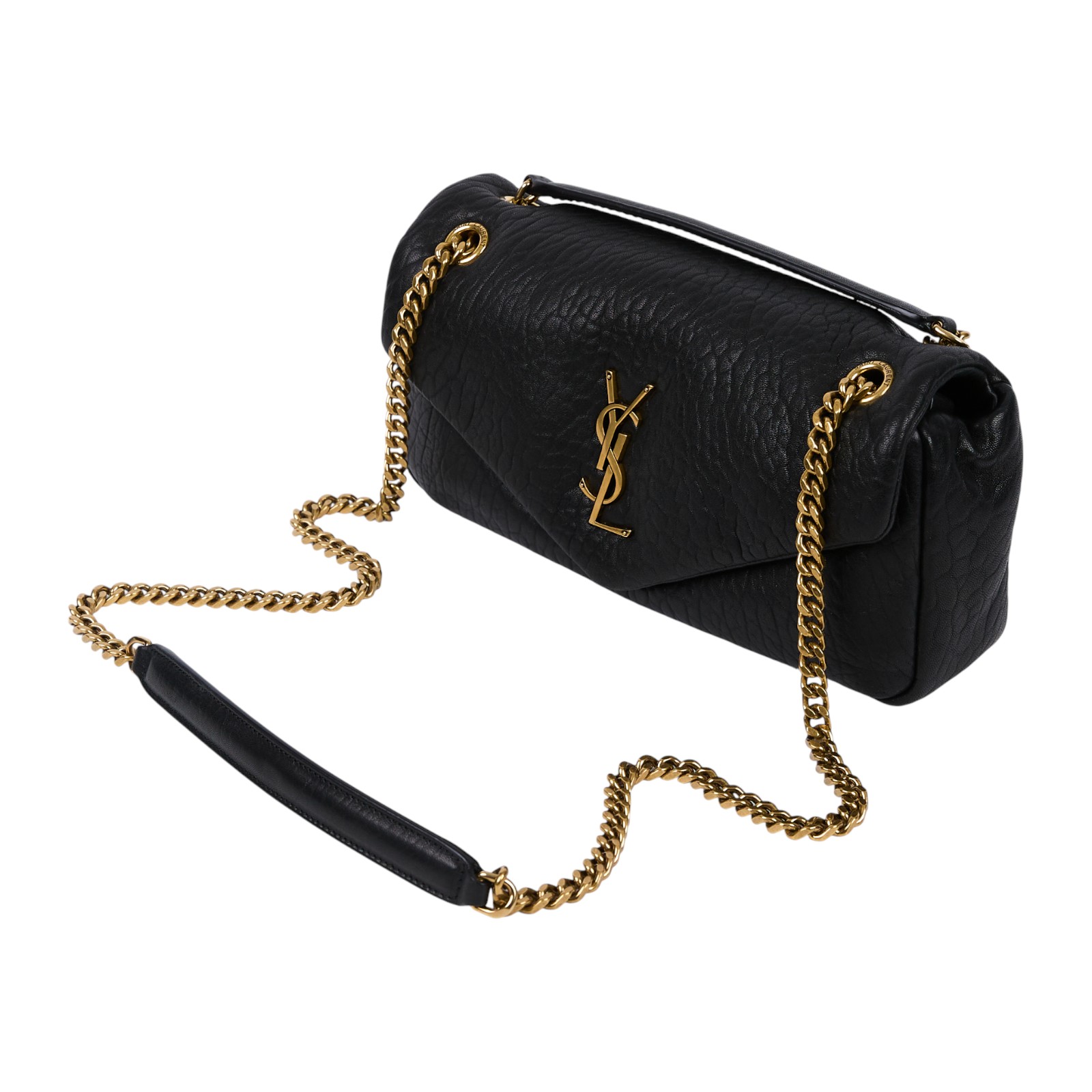 聖羅蘭 YSL SAINT LAURENT Calypso 小羊皮 手袋 肩背 斜背包 734153AACYT  原廠盒子/防塵袋/購買證明