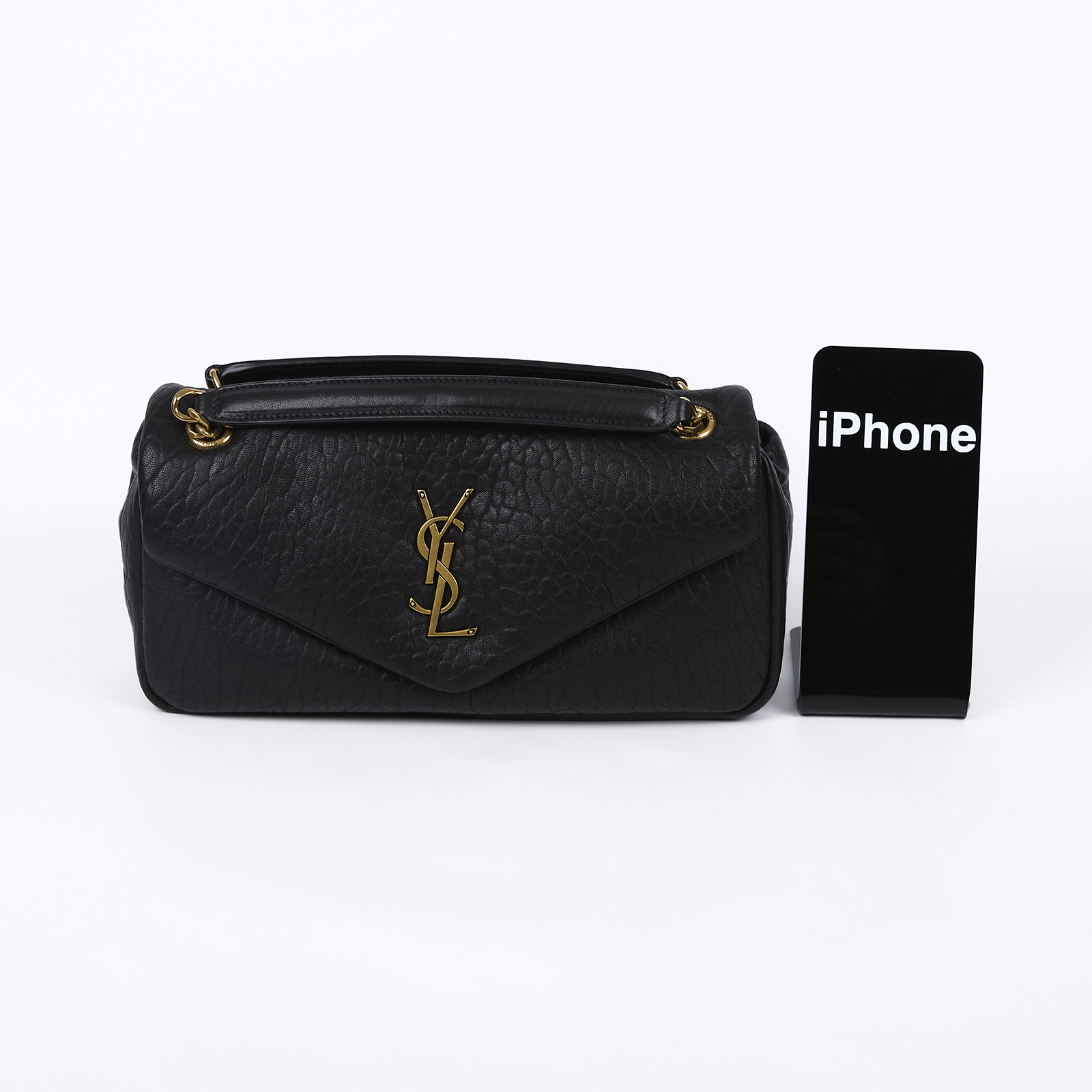 聖羅蘭 YSL SAINT LAURENT Calypso 小羊皮 手袋 肩背 斜背包 734153AACYT  原廠盒子/防塵袋/購買證明