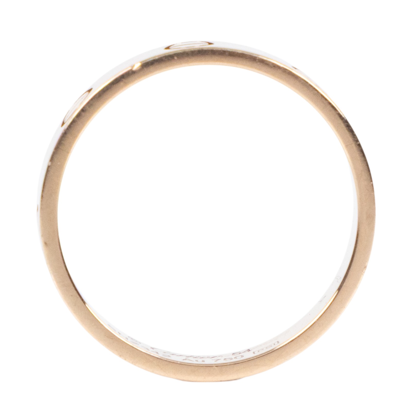 卡地亞 CARTIER Love 戒指 小型款 B4085254 18KRG LOVE戒指#54 原廠盒子2/保證卡/購買證明