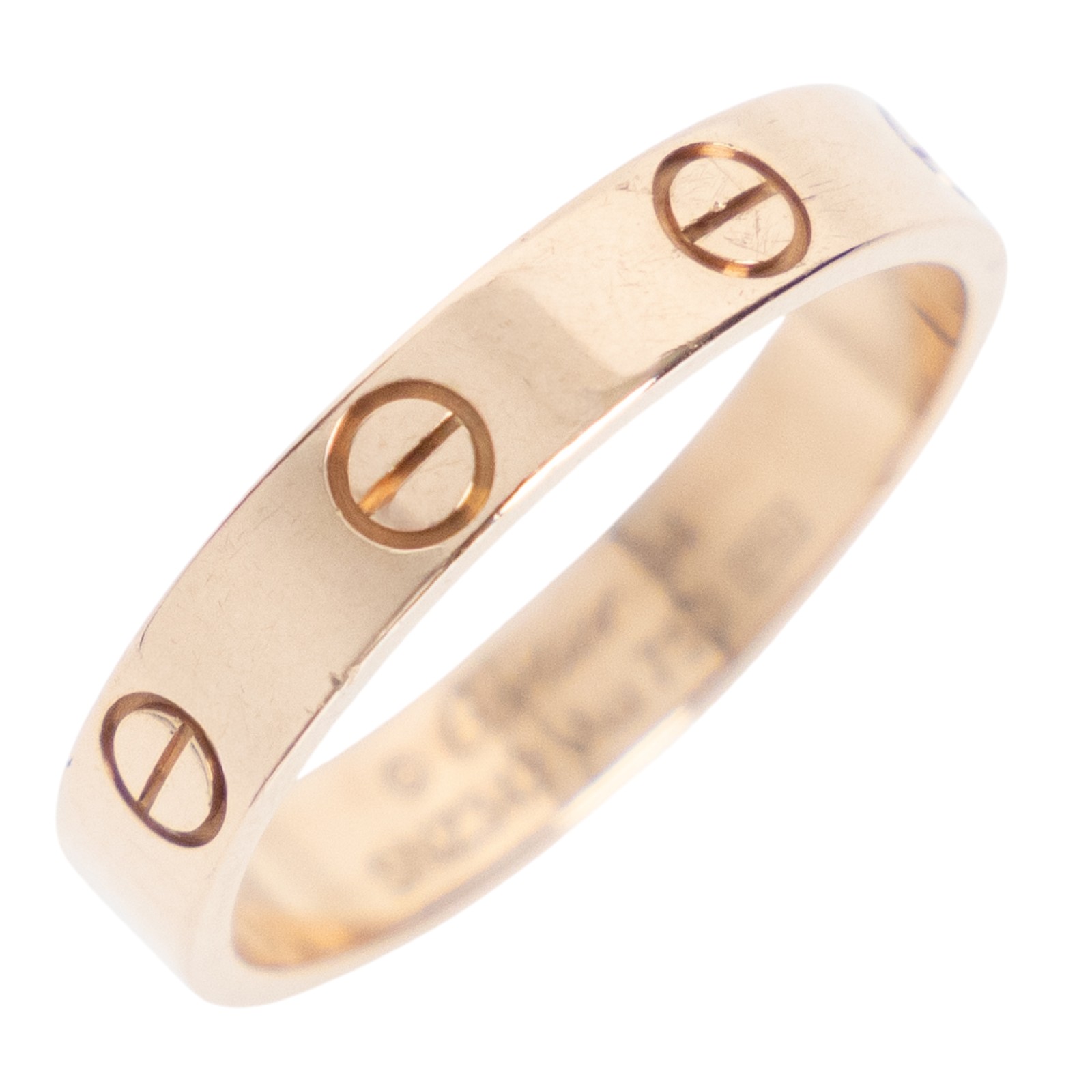 卡地亞 CARTIER Love 戒指 小型款 B4085254 18KRG LOVE戒指#54 原廠盒子2/保證卡/購買證明