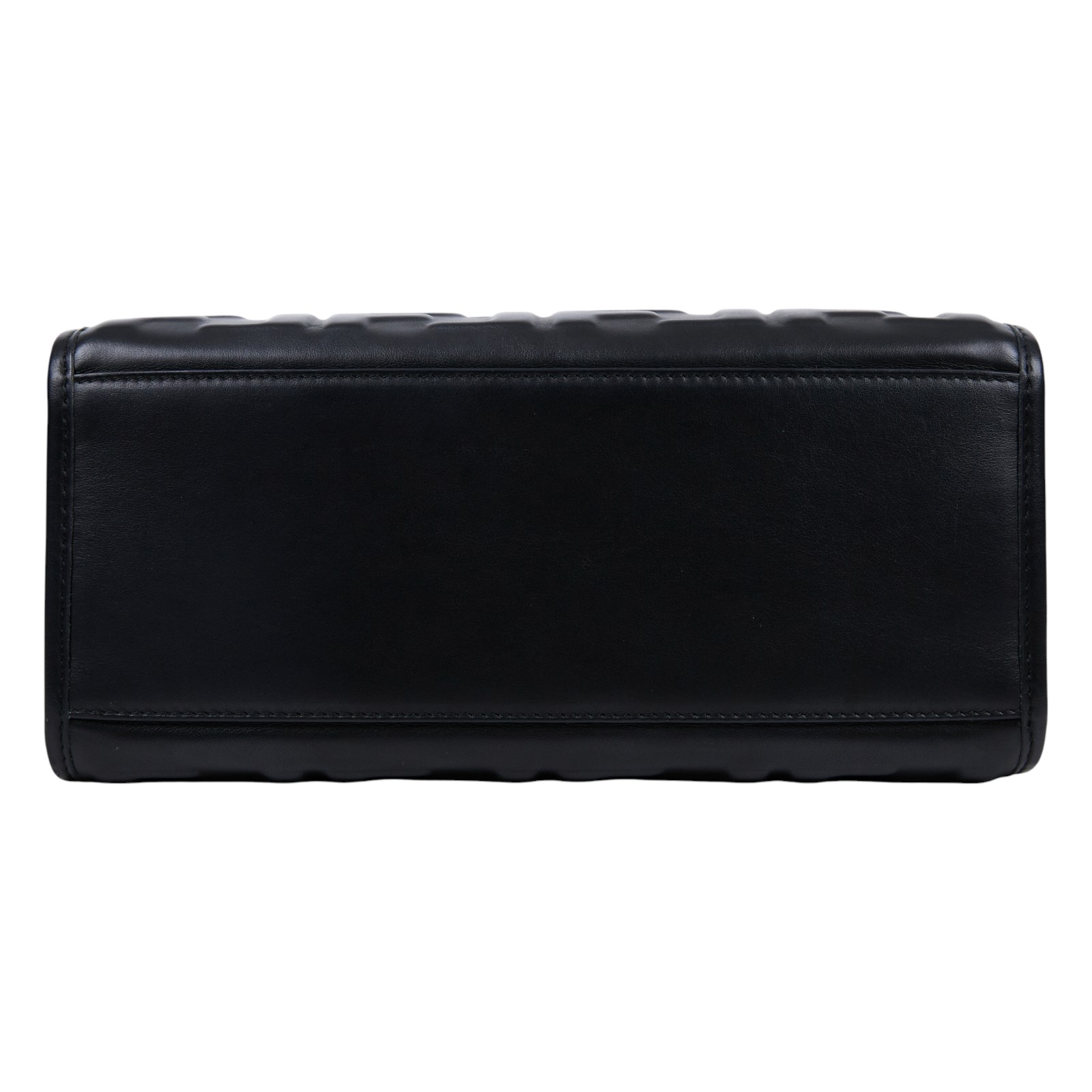 芬迪 FENDI Sunshine 小型 皮革 手提袋 8BH394AMCY 黑皮革壓紋SUNSHINE托特包 SMALL 防塵袋/背帶