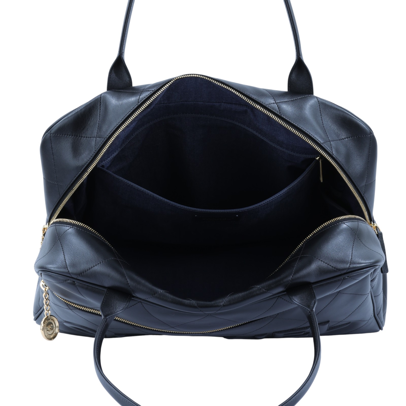 香奈兒 CHANEL 波士頓包 旅行包 AS3718 晶片款 黑金牛保齡球包 防塵袋