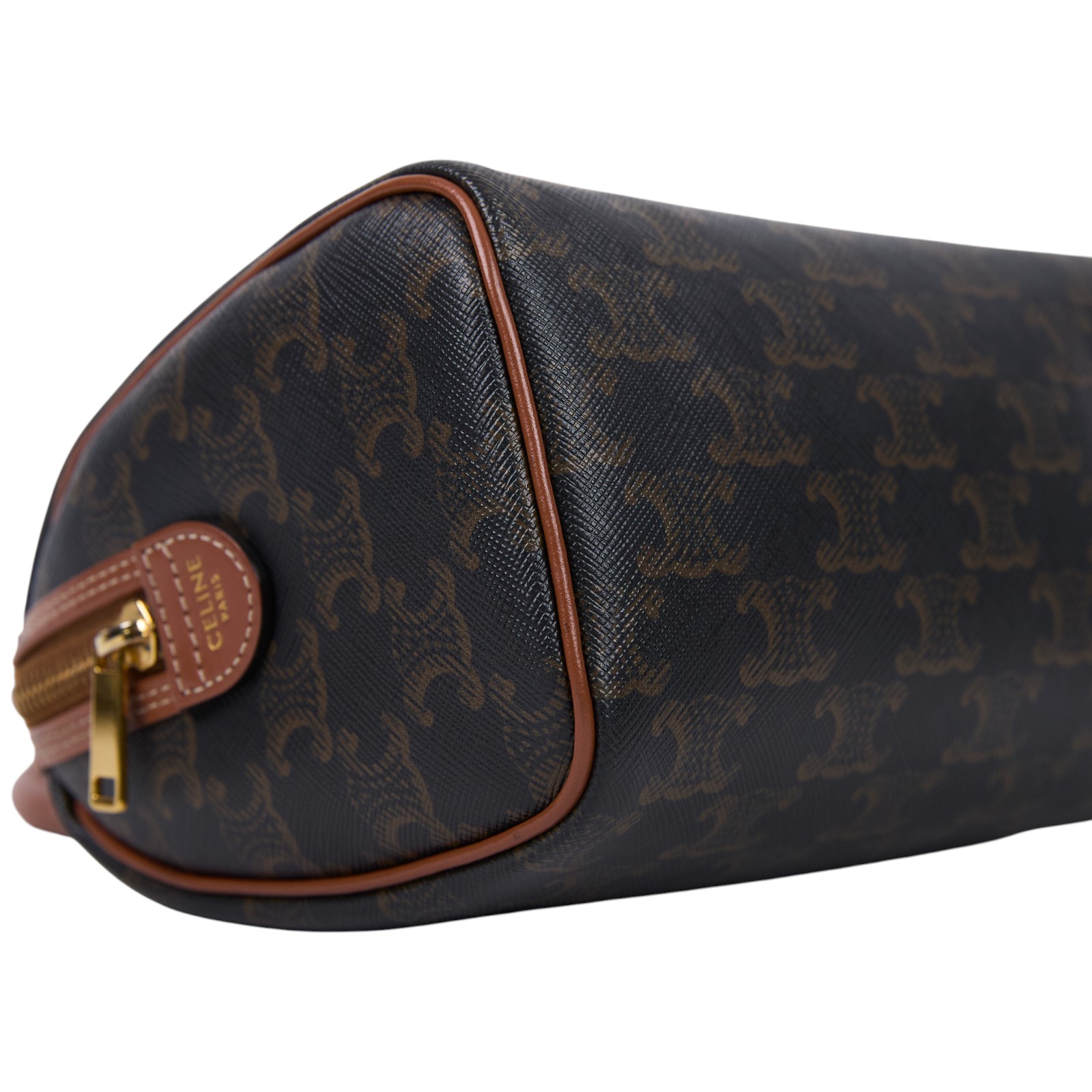 思琳 CELINE 標誌印花 波士頓包 小型 113772CAS 棕凱旋波士頓包 小號 防塵袋/背帶