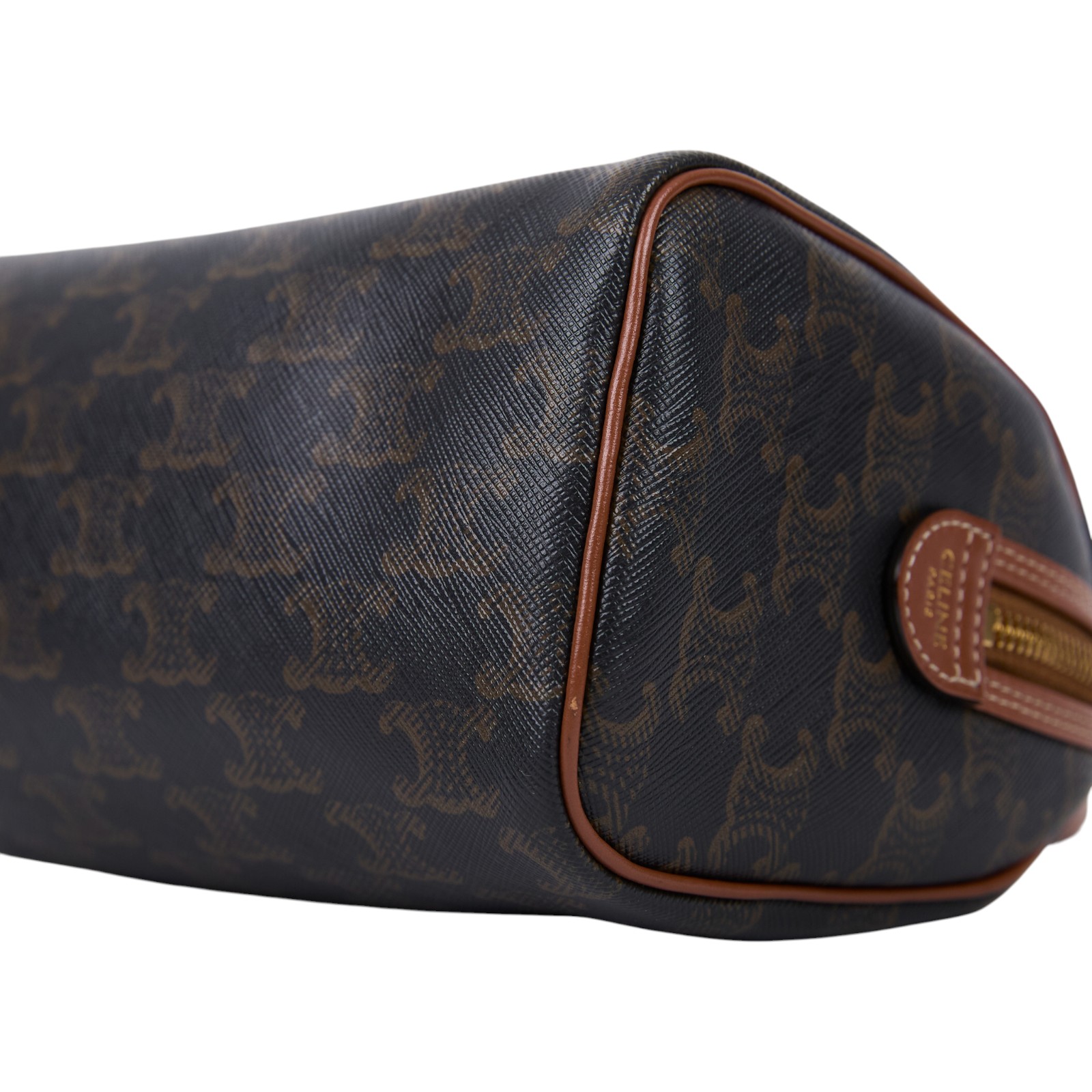 思琳 CELINE 標誌印花 波士頓包 小型 113772CAS 棕凱旋波士頓包 小號 防塵袋/背帶