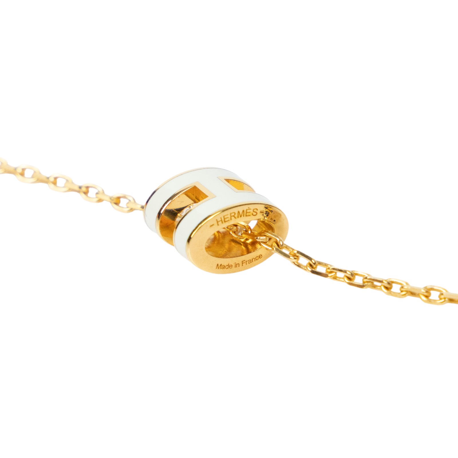 愛馬仕 Hermes Mini Pop H 耳釘 白色 H608002Fv49 ST 02 90 白金MINI POP H項鍊 原廠盒子/內襯