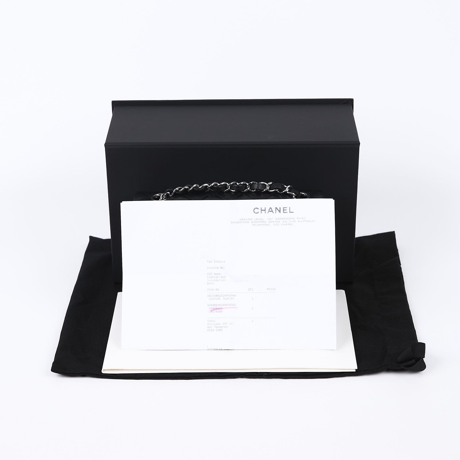 香奈兒 CHANEL CF 迷你 口蓋包 A69900 Y01480 晶片款 黑銀羊COCO20 原廠盒子/防塵袋/購買證明影本