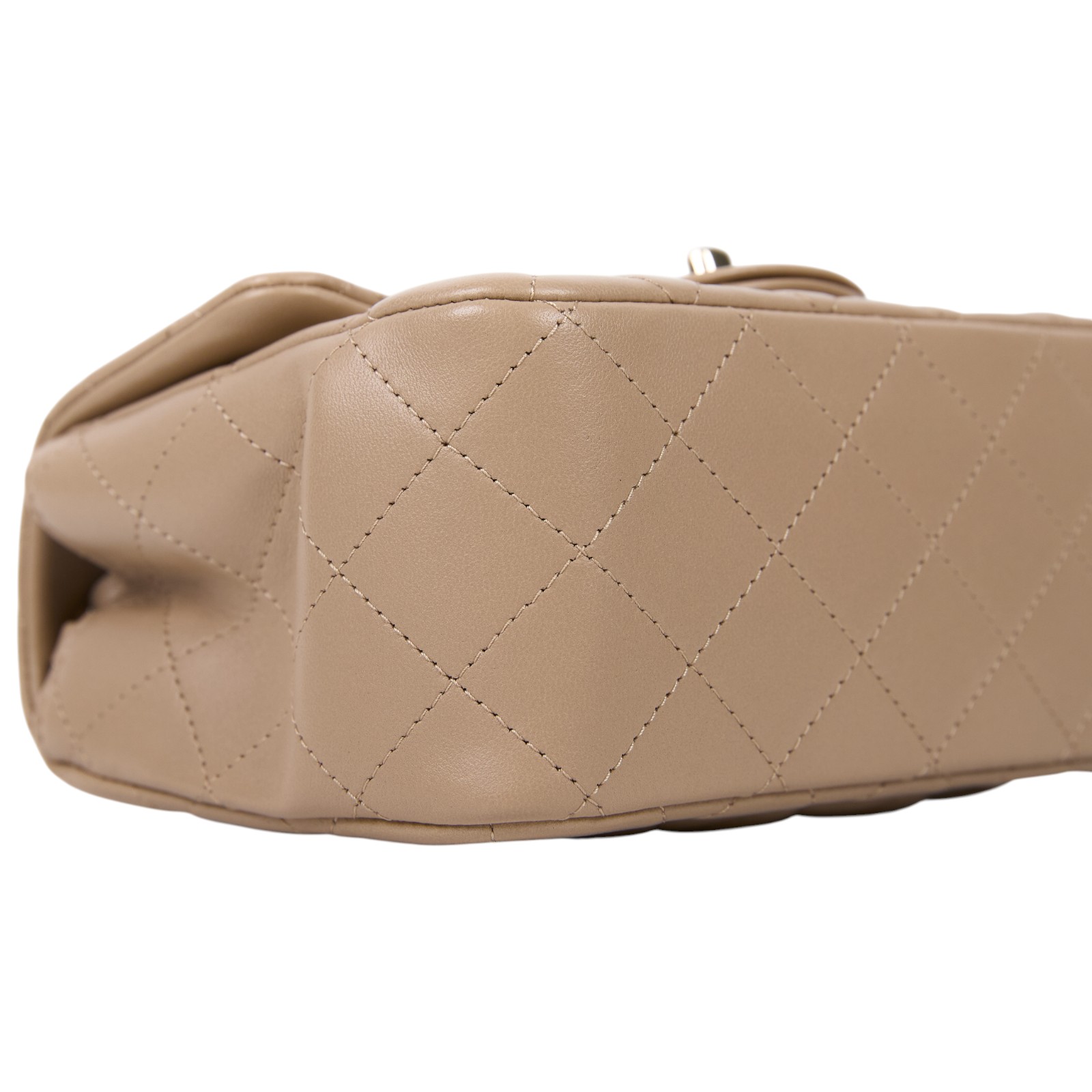 香奈兒 CHANEL CC logo 金球 方胖 肩背 斜背 口蓋包 AS1786 31開 奶茶金釦方胖 原廠盒子/防塵袋/保證卡