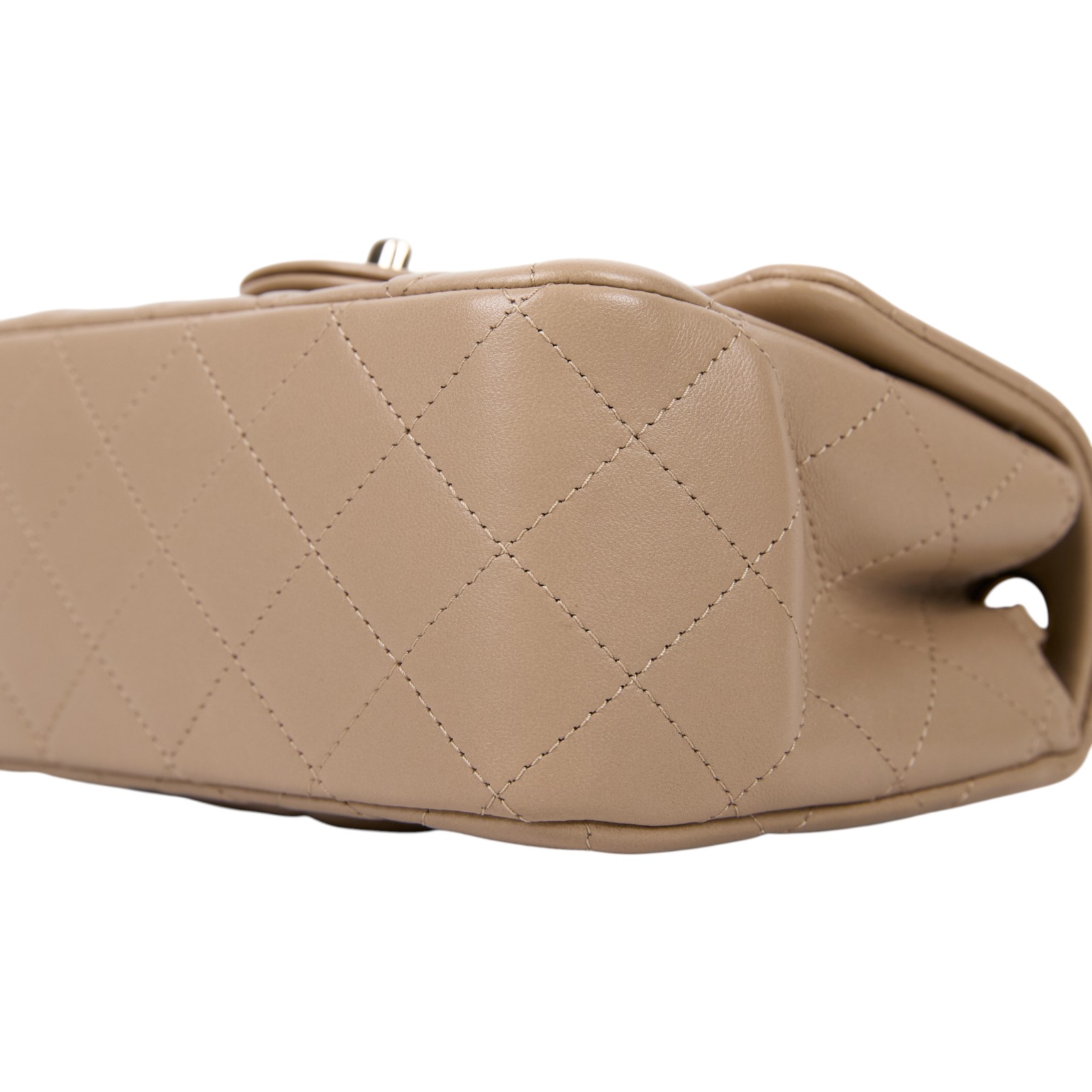 香奈兒 CHANEL CC logo 金球 方胖 肩背 斜背 口蓋包 AS1786 31開 奶茶金釦方胖 原廠盒子/防塵袋/保證卡