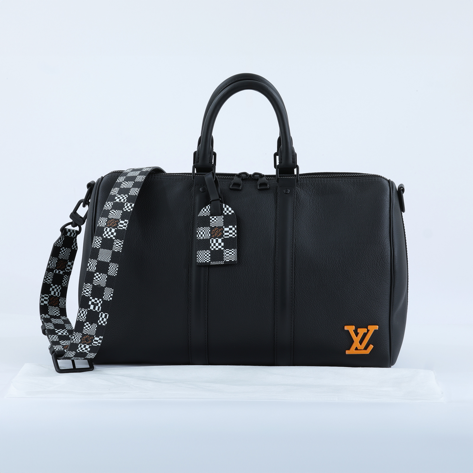 路易威登 LOUIS VUITTON Keepall Bandouliere 40 旅行袋 限定款 M57416 晶片款  背帶/吊牌
