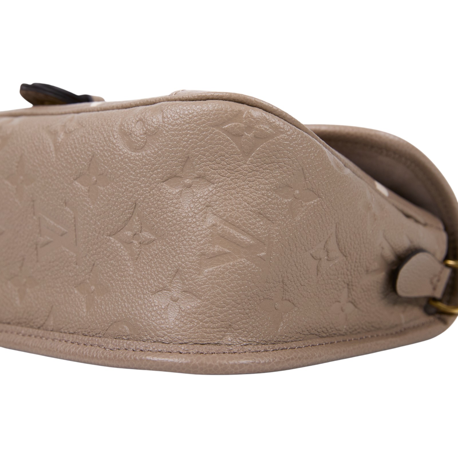 路易威登 LOUIS VUITTON Diane 腋下包法棍 單肩背包 斑鳩灰 奶油色 M46583 晶片款 斑鳩灰Diane肩背包 原廠盒子/防塵袋/背帶2