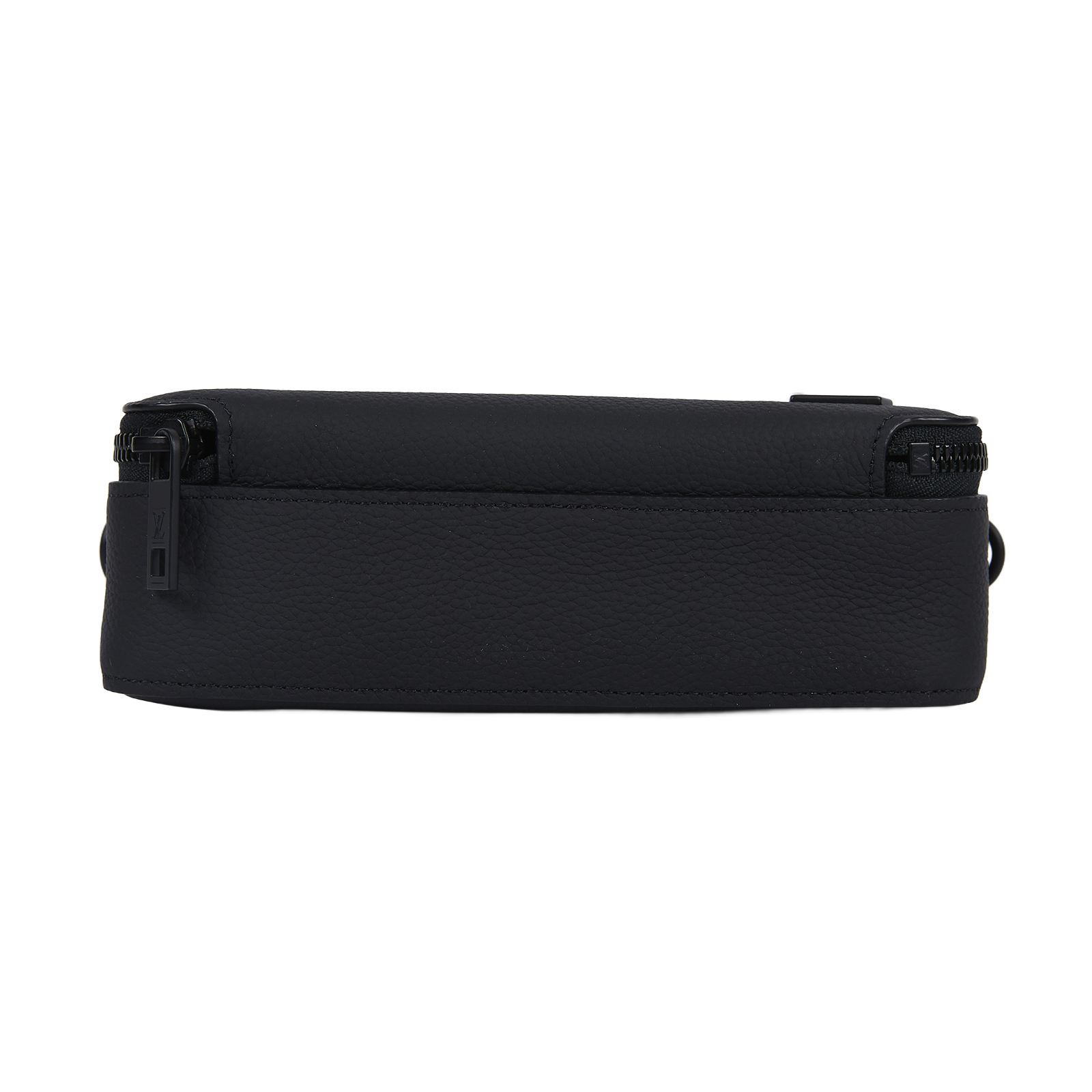 路易威登 LOUIS VUITTON Alpha 隨身錢包 小牛皮 黑色 M59161 晶片款 黑皮革Alpha側背包 防塵袋/背帶